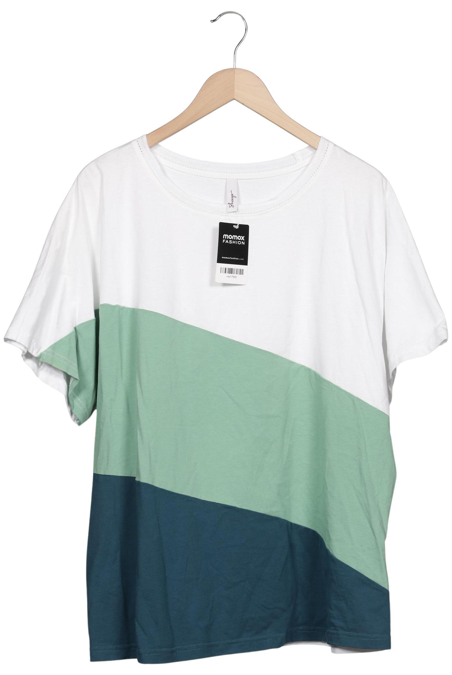 

sheego Damen T-Shirt, weiß, Gr. 48