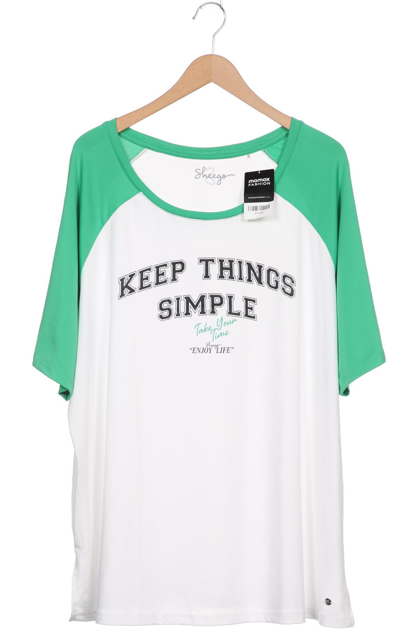 

sheego Damen T-Shirt, weiß