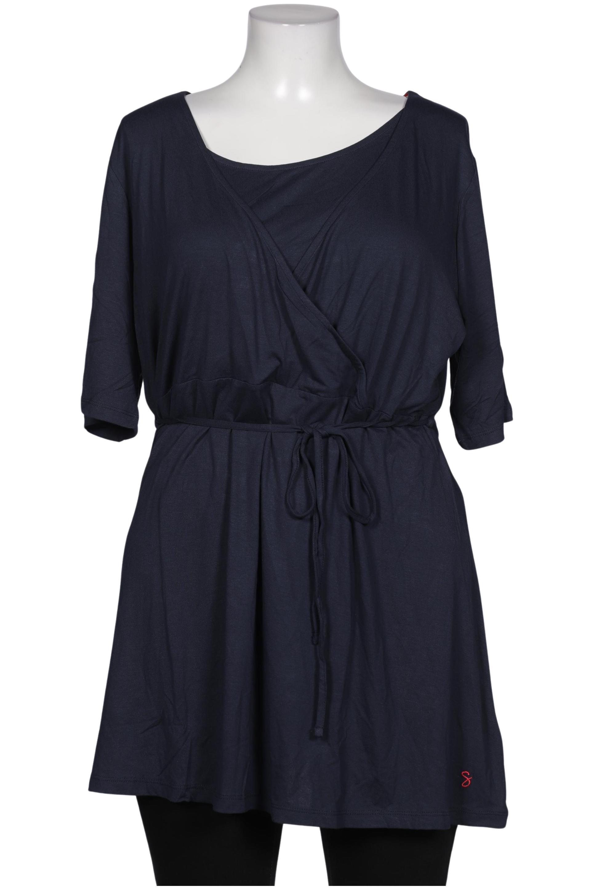 

sheego Damen T-Shirt, marineblau, Gr. 48