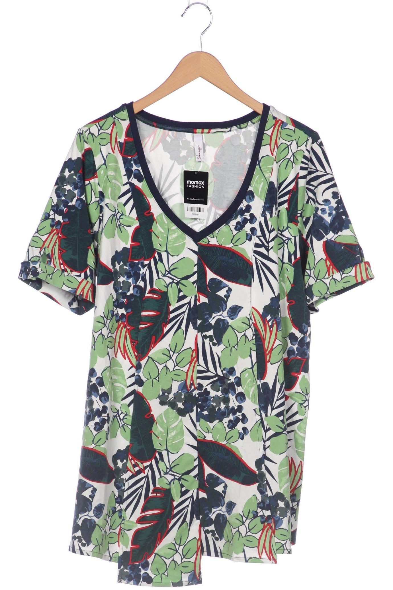 

sheego Damen T-Shirt, weiß, Gr. 48