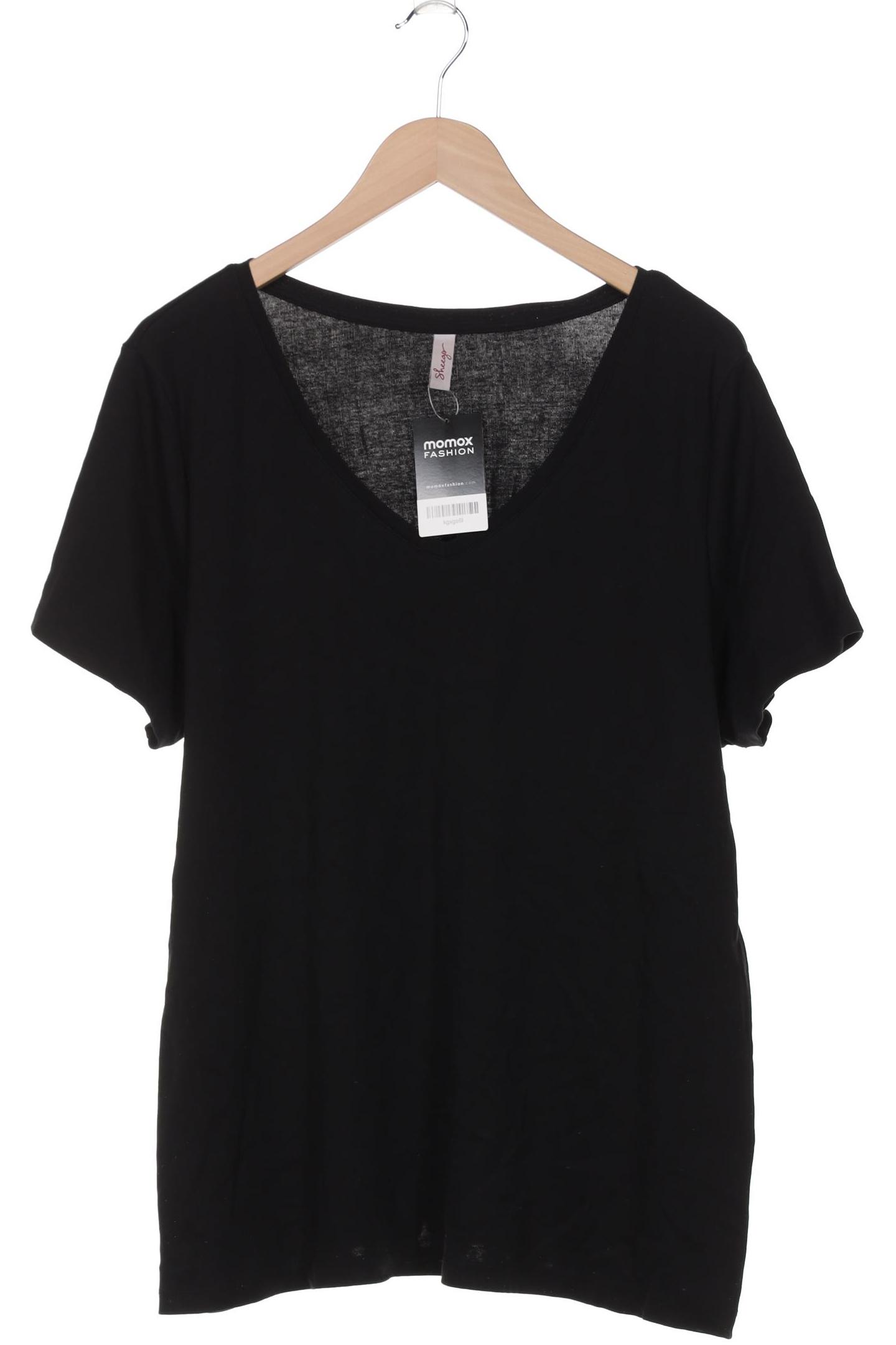 

sheego Damen T-Shirt, schwarz, Gr. 48