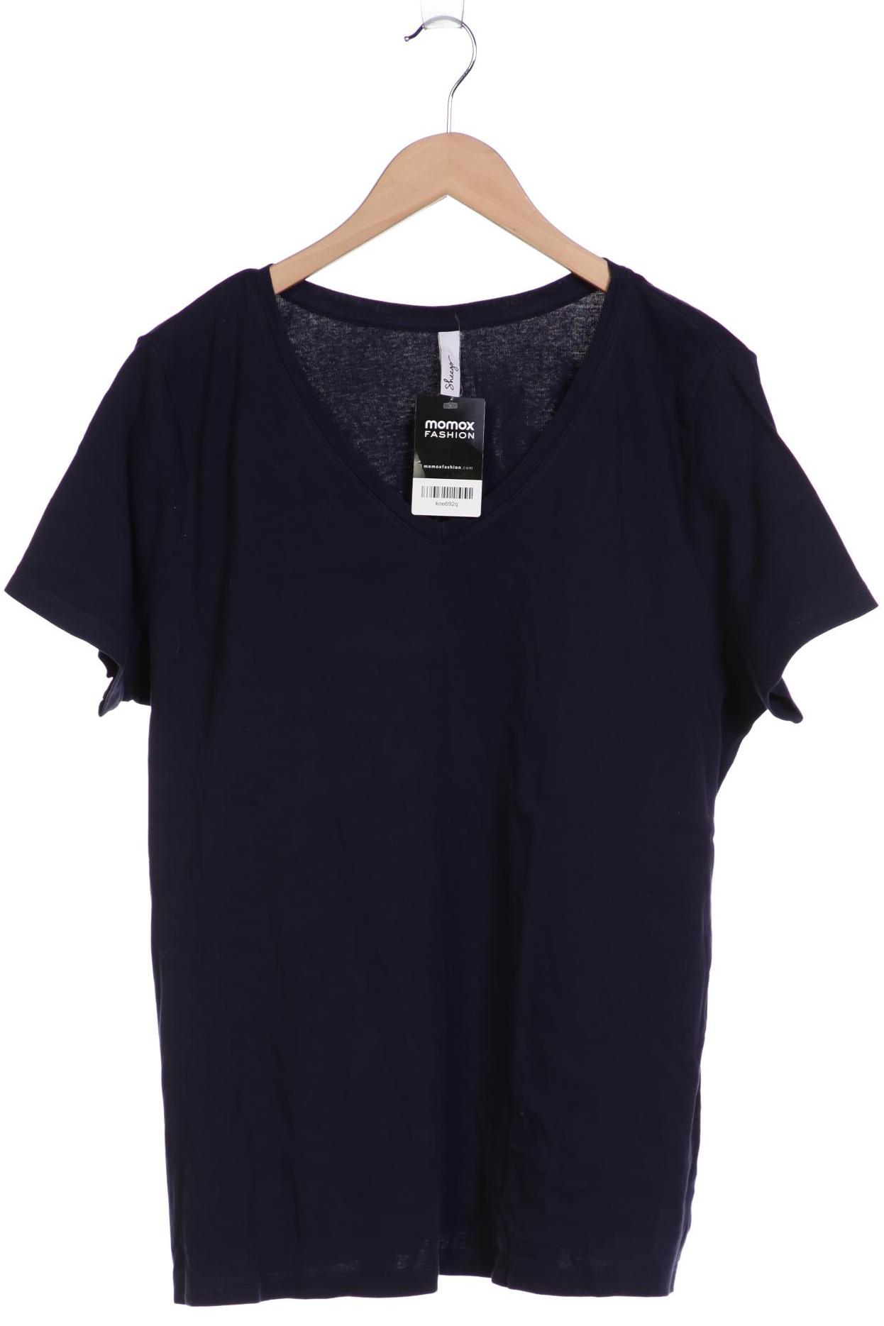 

sheego Damen T-Shirt, marineblau, Gr. 48