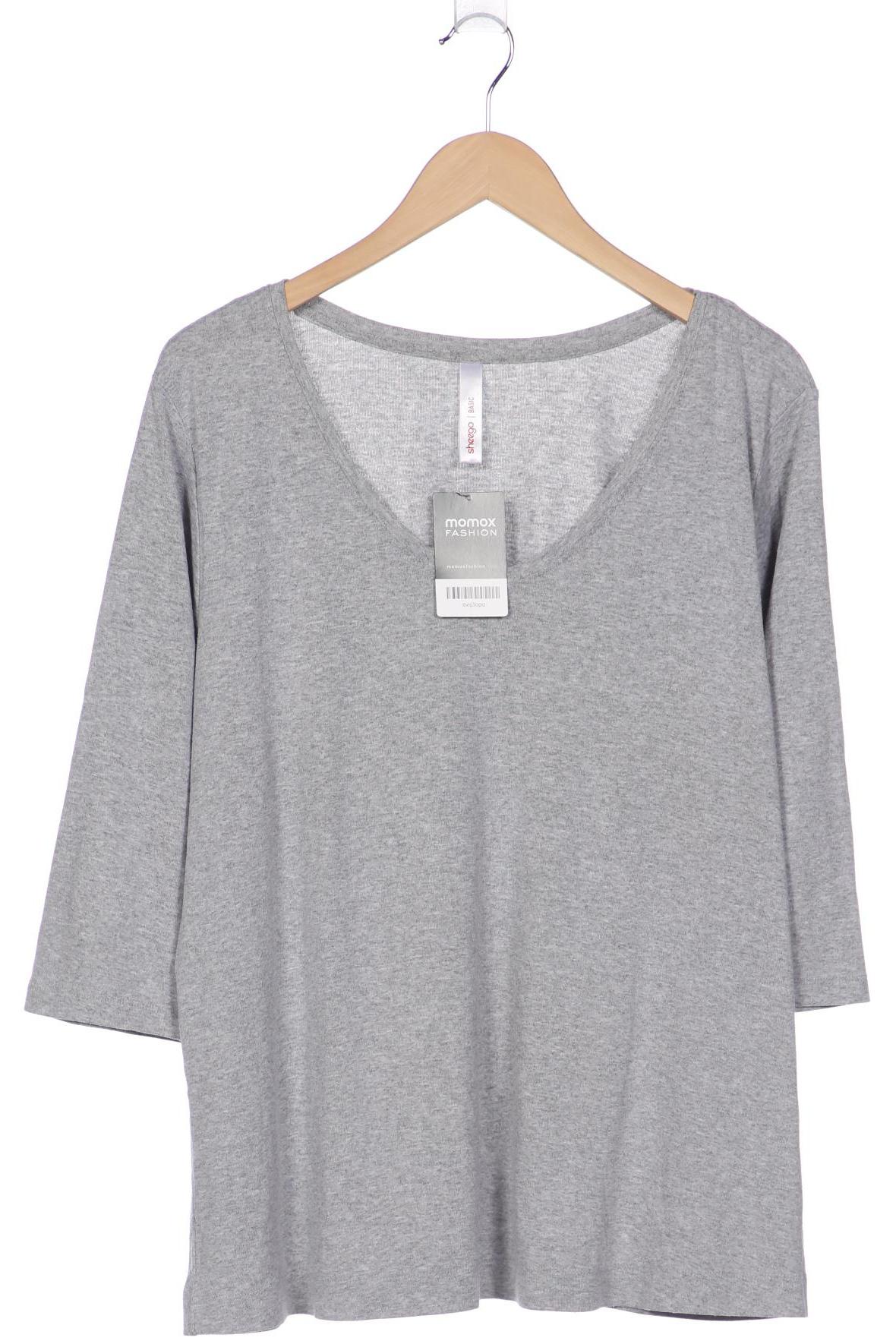 

sheego Damen T-Shirt, grau