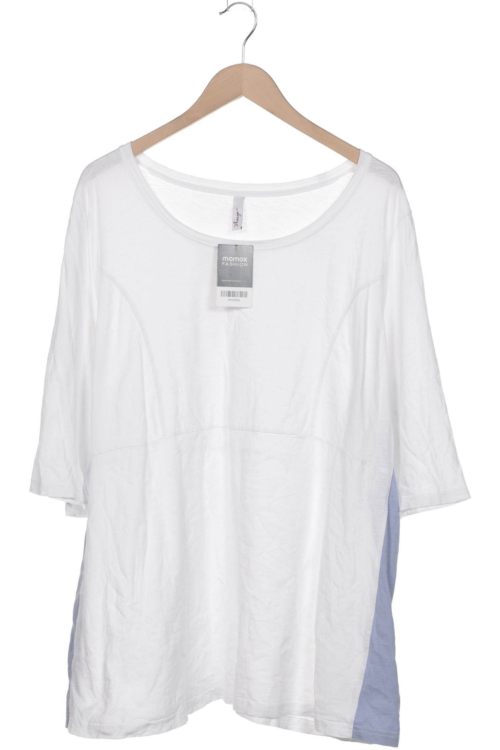 

sheego Damen T-Shirt, weiß, Gr. 52