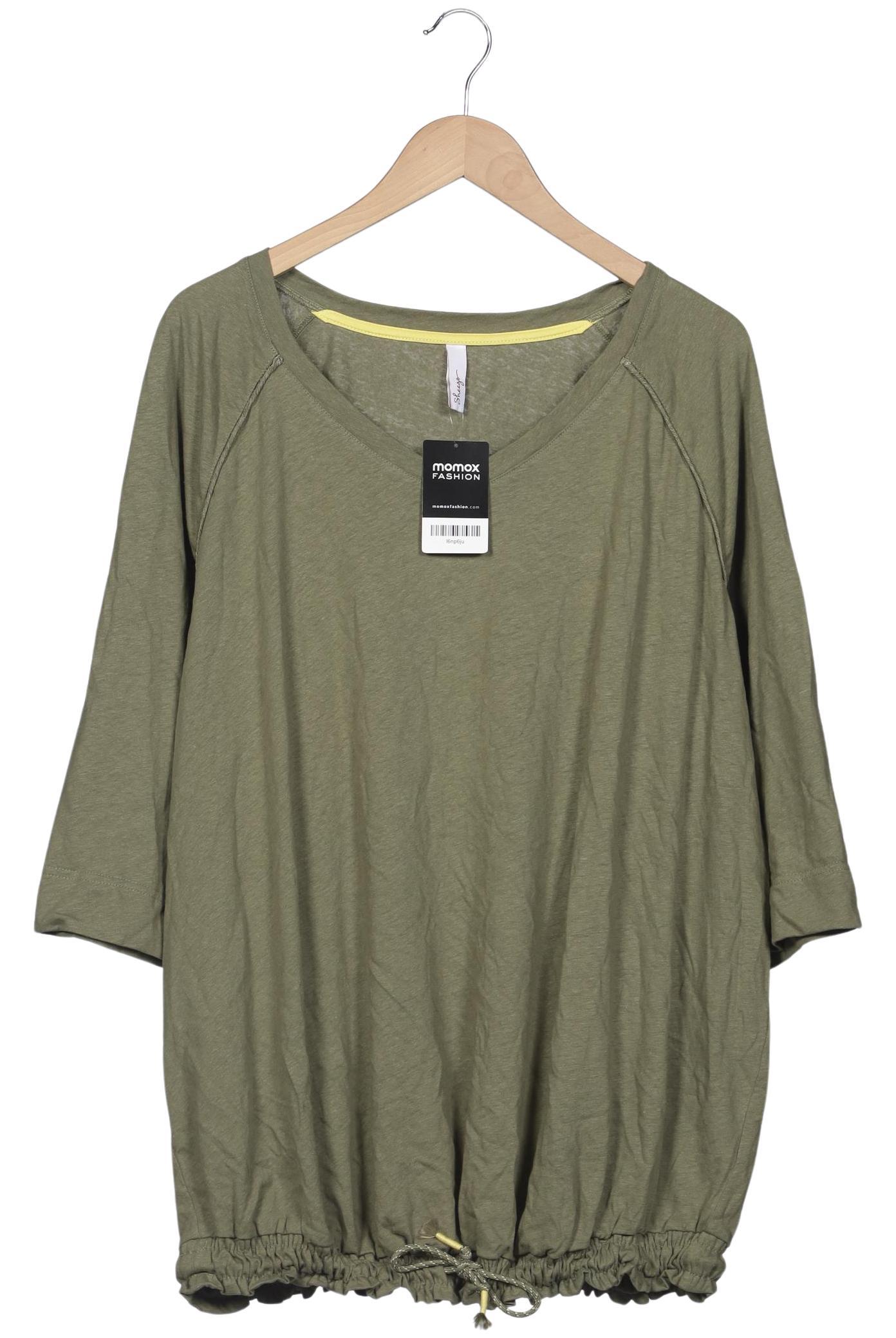

sheego Damen T-Shirt, grün, Gr. 52