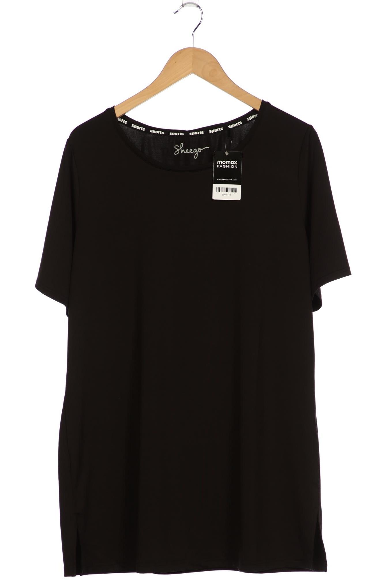 

sheego Damen T-Shirt, schwarz, Gr. 44