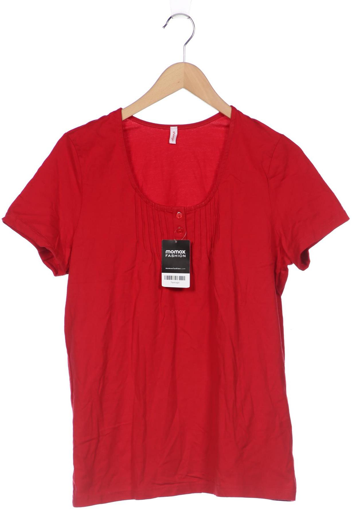 

sheego Damen T-Shirt, rot, Gr. 40