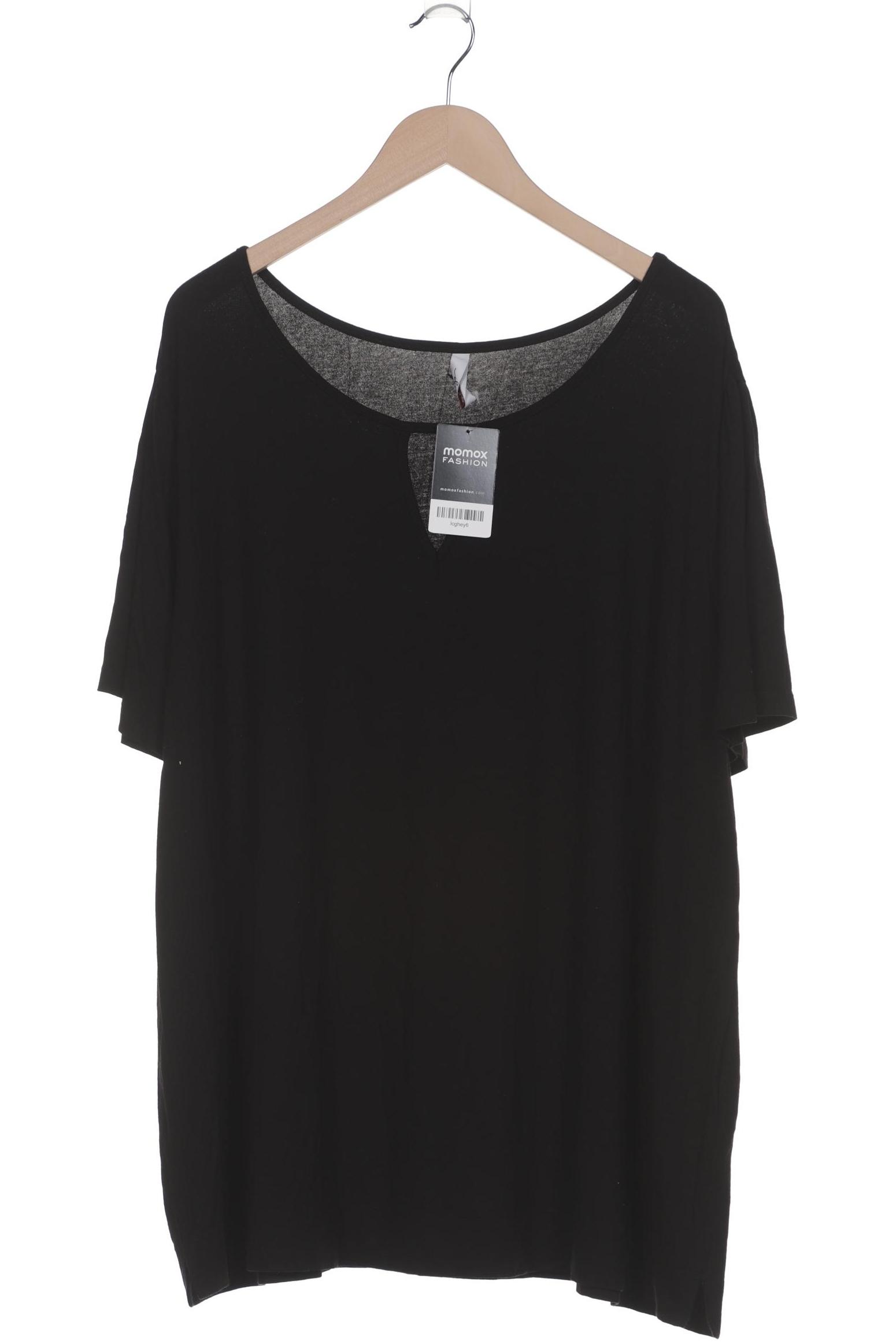 

sheego Damen T-Shirt, schwarz, Gr. 52