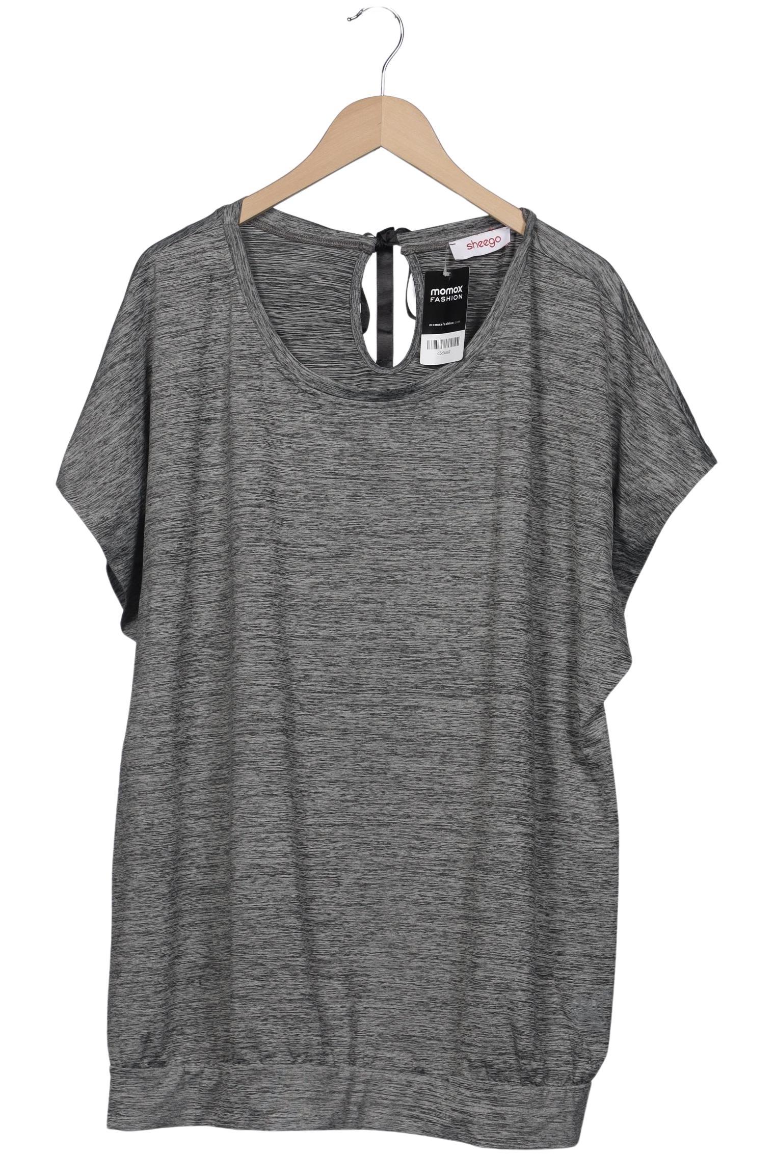 

sheego Damen T-Shirt, grau, Gr. 52