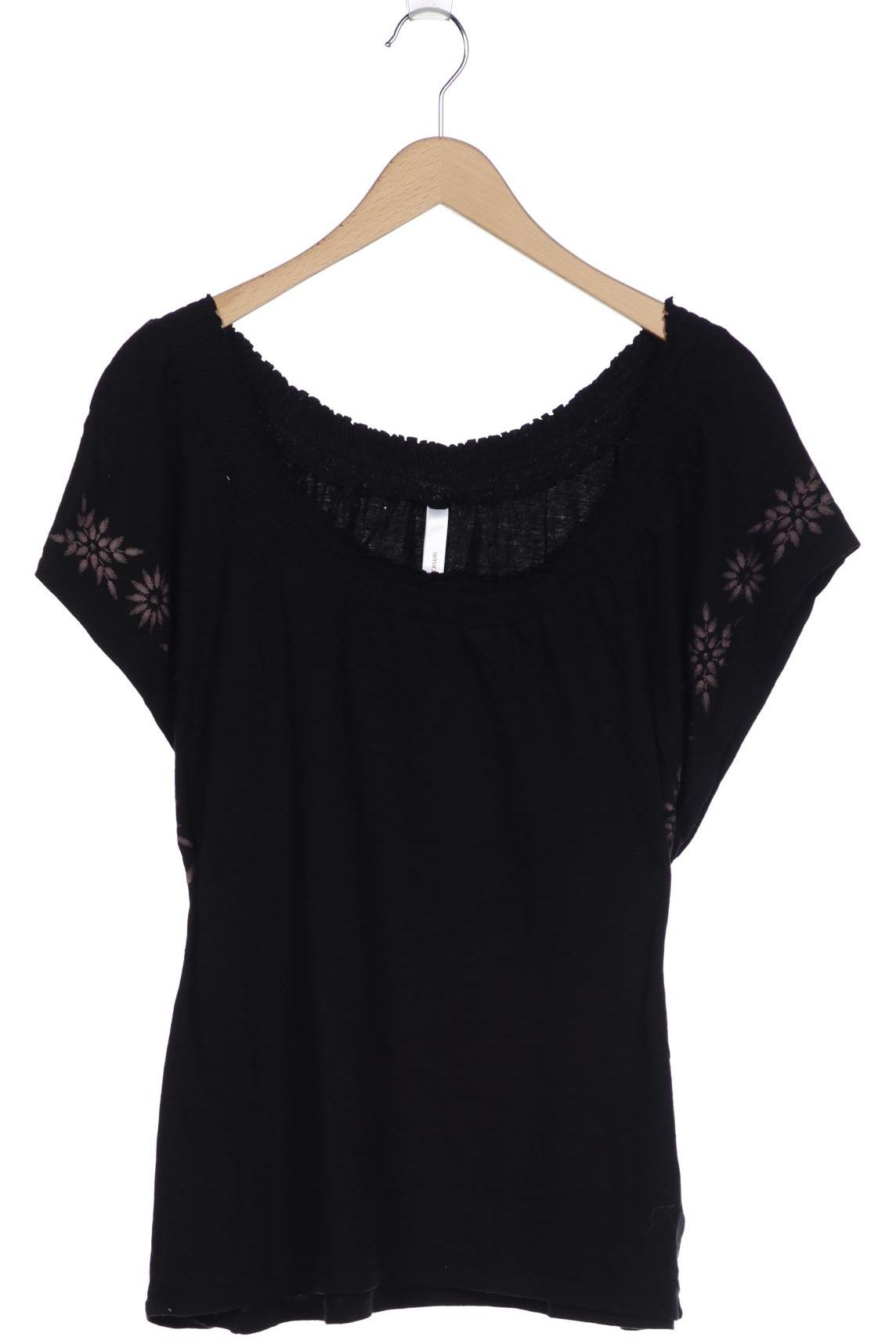 

sheego Damen T-Shirt, schwarz