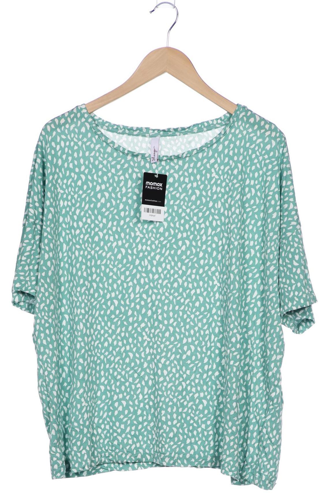 

sheego Damen T-Shirt, türkis, Gr. 48