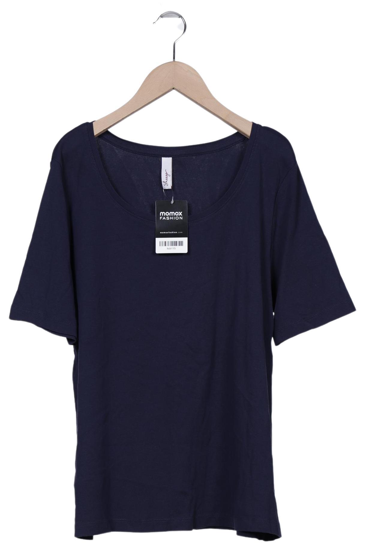 

sheego Damen T-Shirt, marineblau, Gr. 44