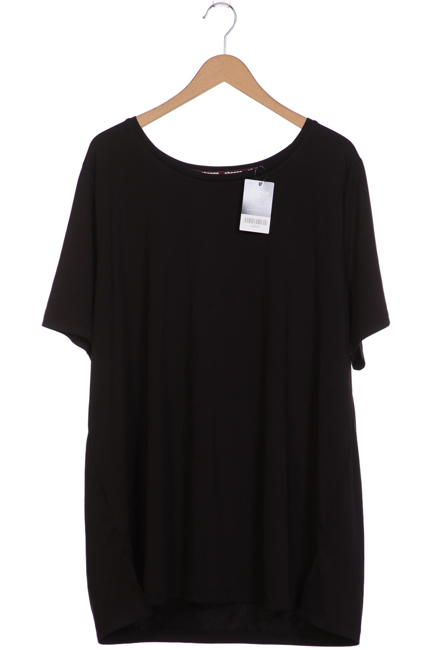 

sheego Damen T-Shirt, schwarz, Gr. 52