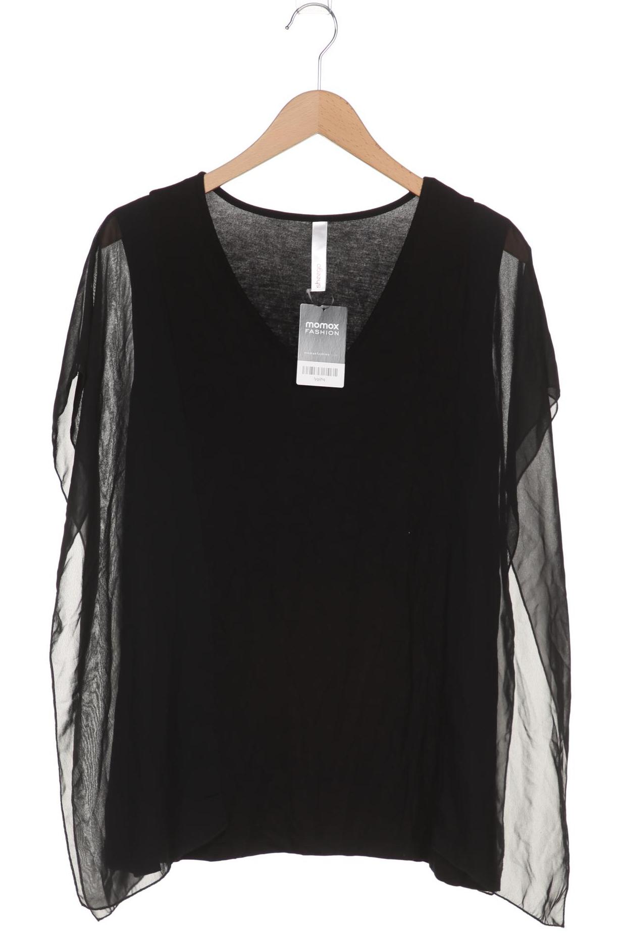 

sheego Damen T-Shirt, schwarz