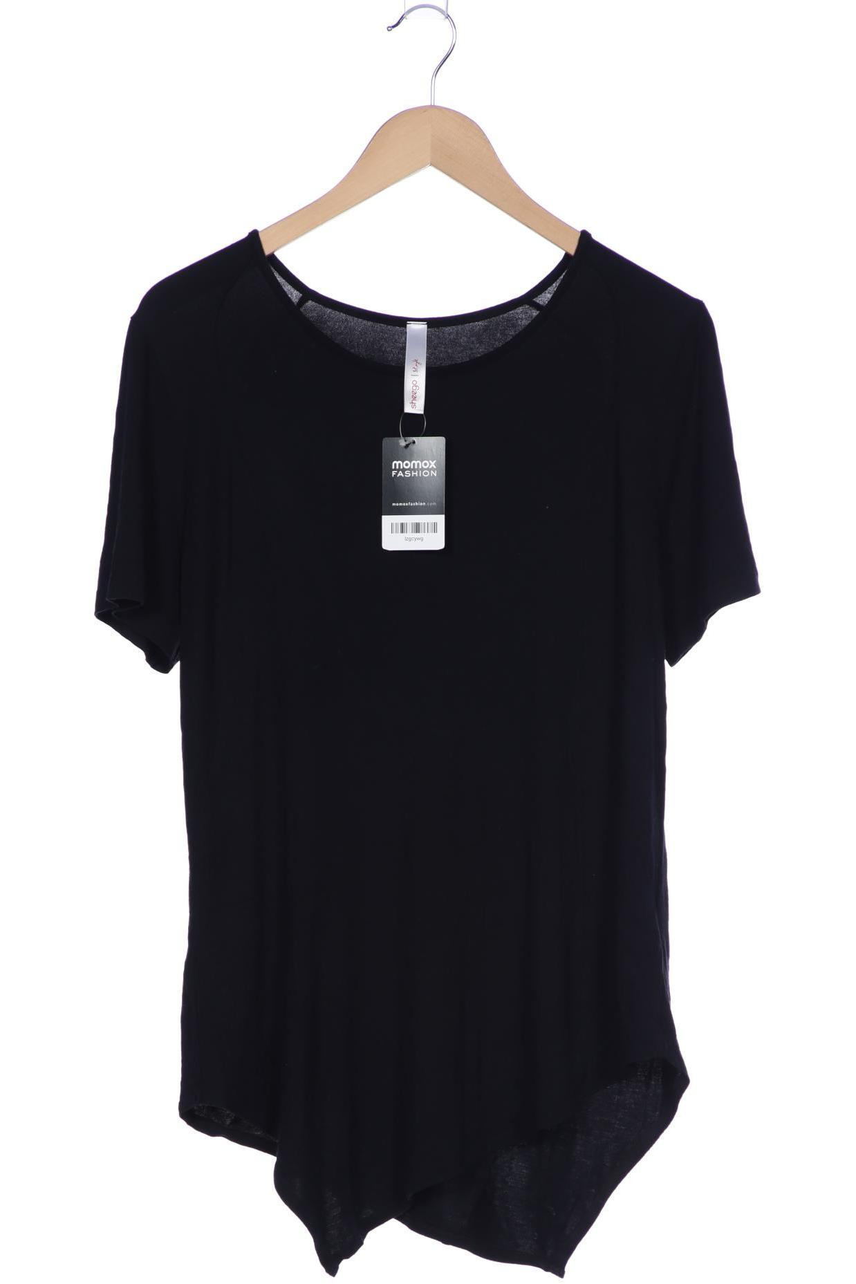 

sheego Damen T-Shirt, schwarz, Gr. 40