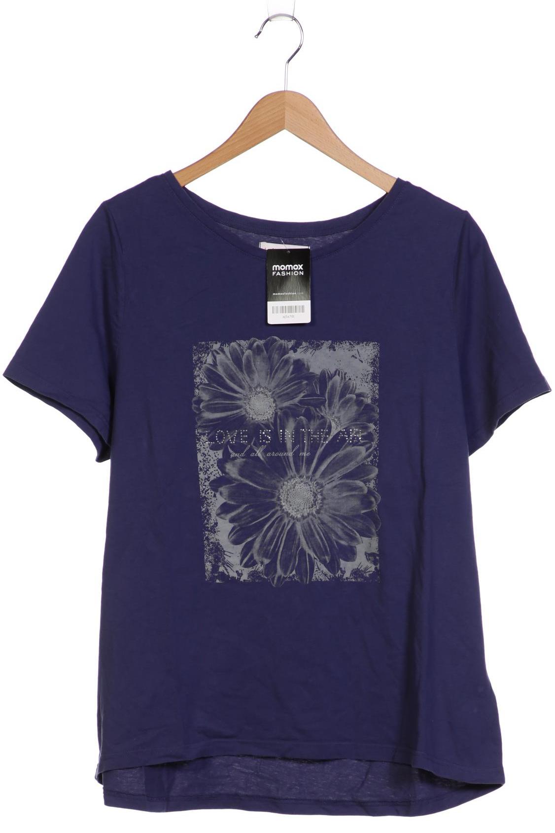 

sheego Damen T-Shirt, blau, Gr. 44
