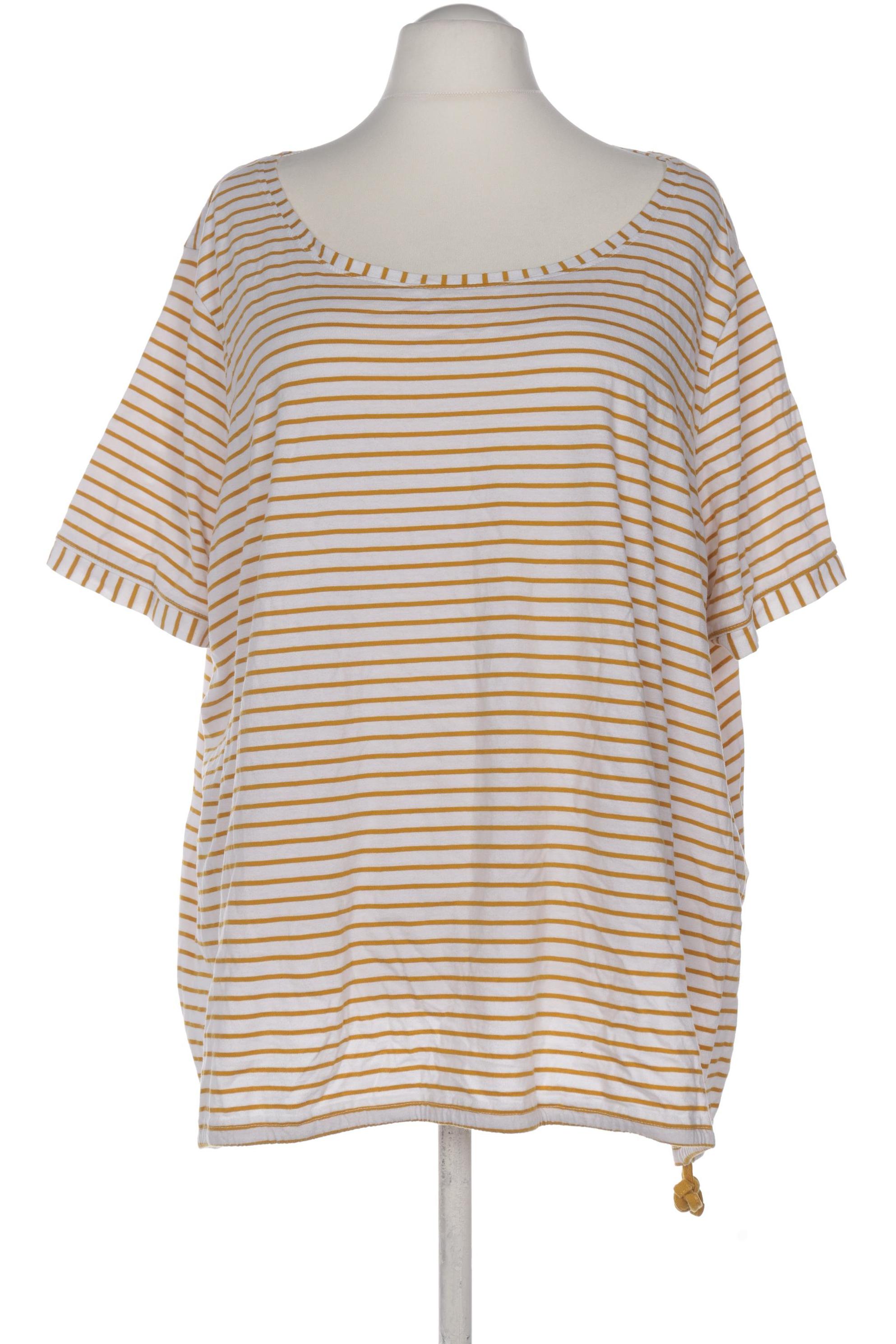 

sheego Damen T-Shirt, gelb, Gr. 56