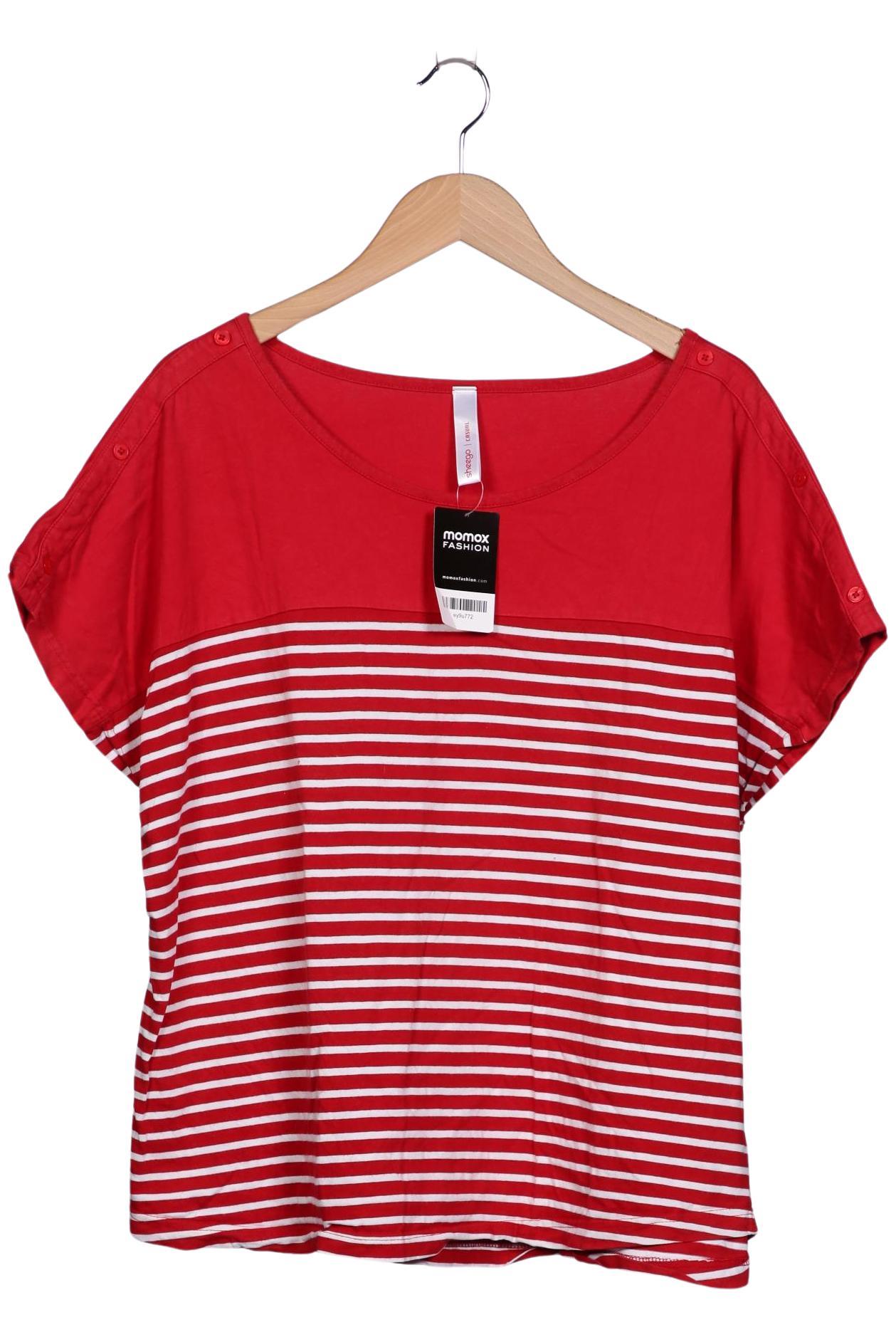 

sheego Damen T-Shirt, rot, Gr. 48