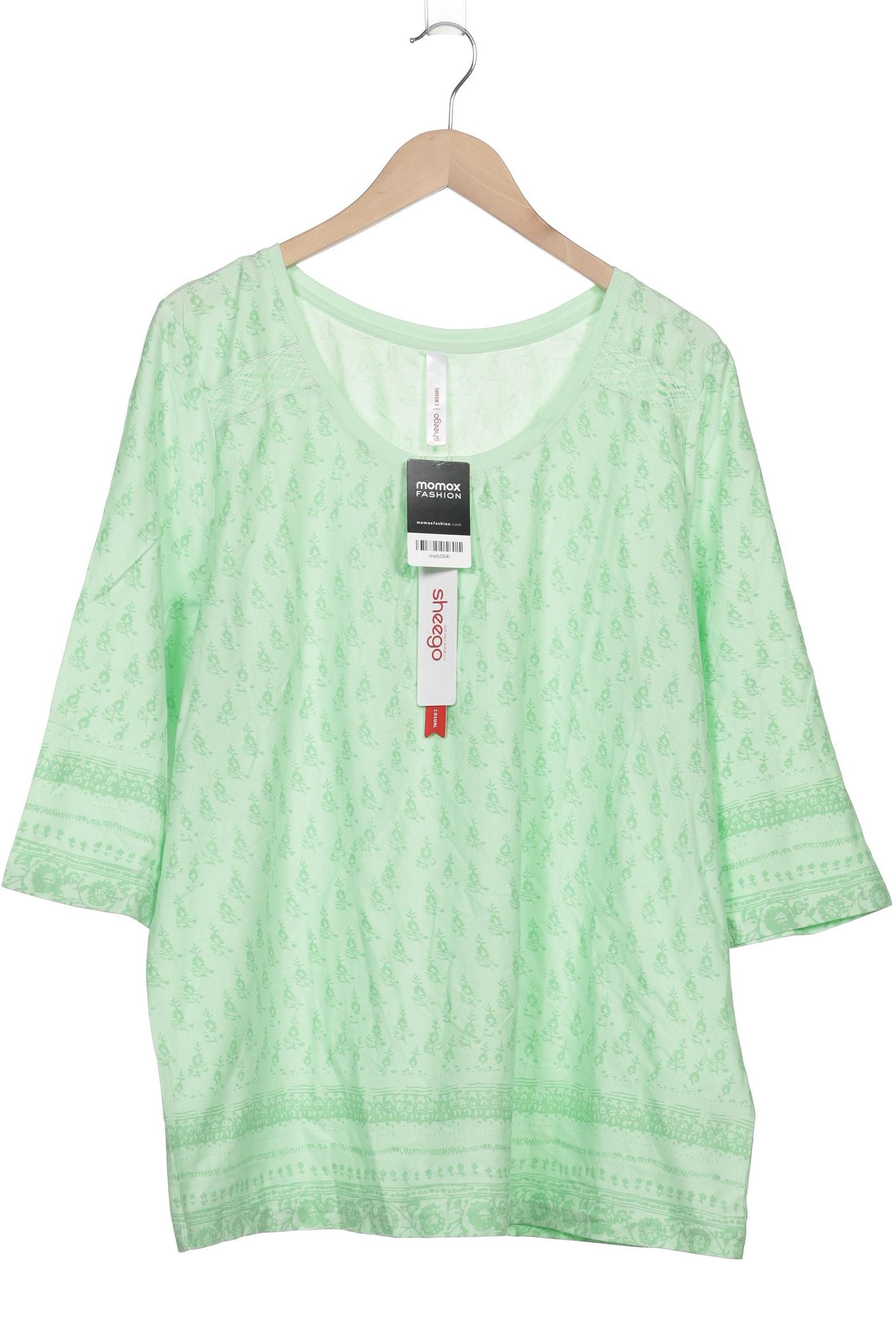 

sheego Damen T-Shirt, grün, Gr. 48