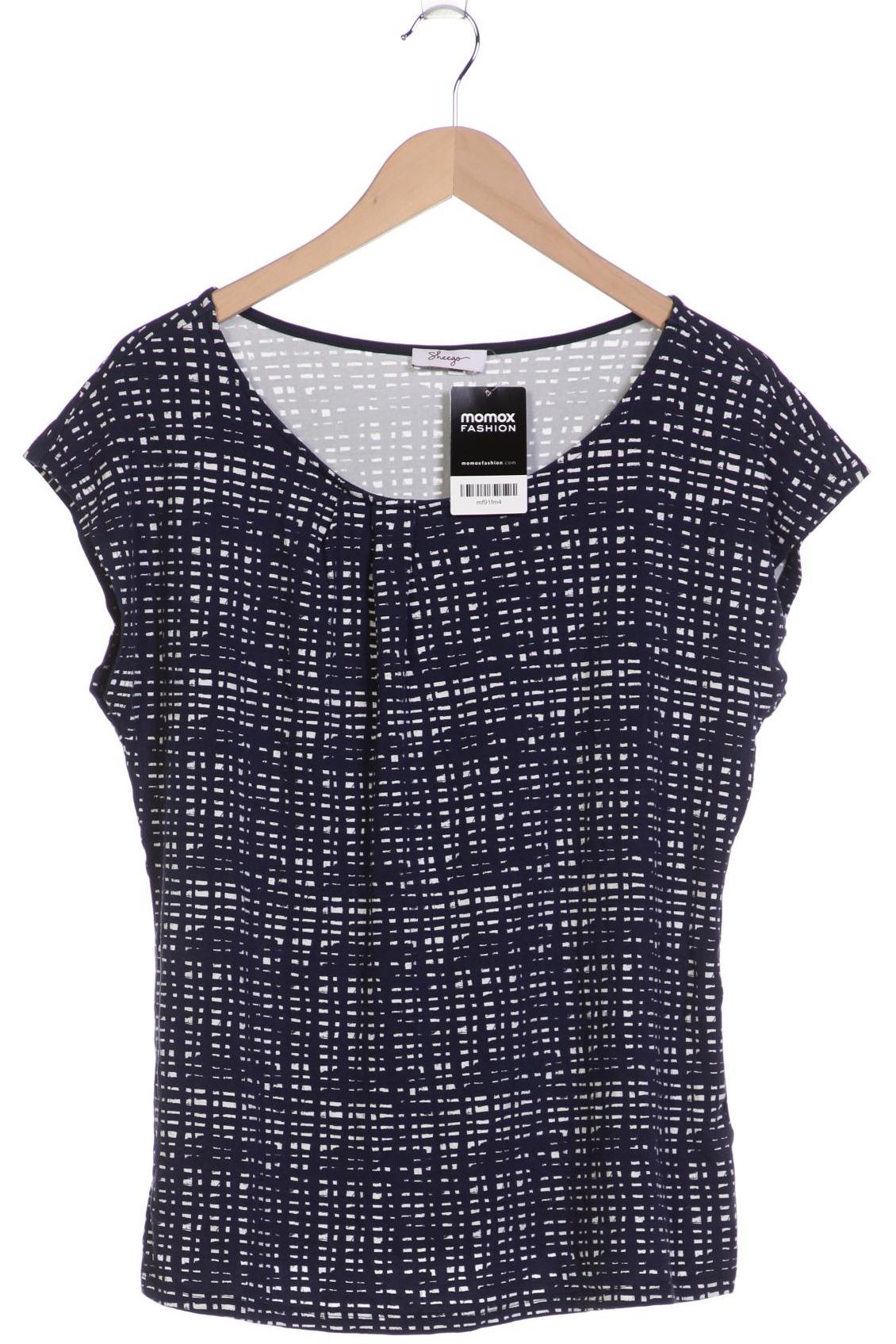 

sheego Damen T-Shirt, marineblau, Gr. 40