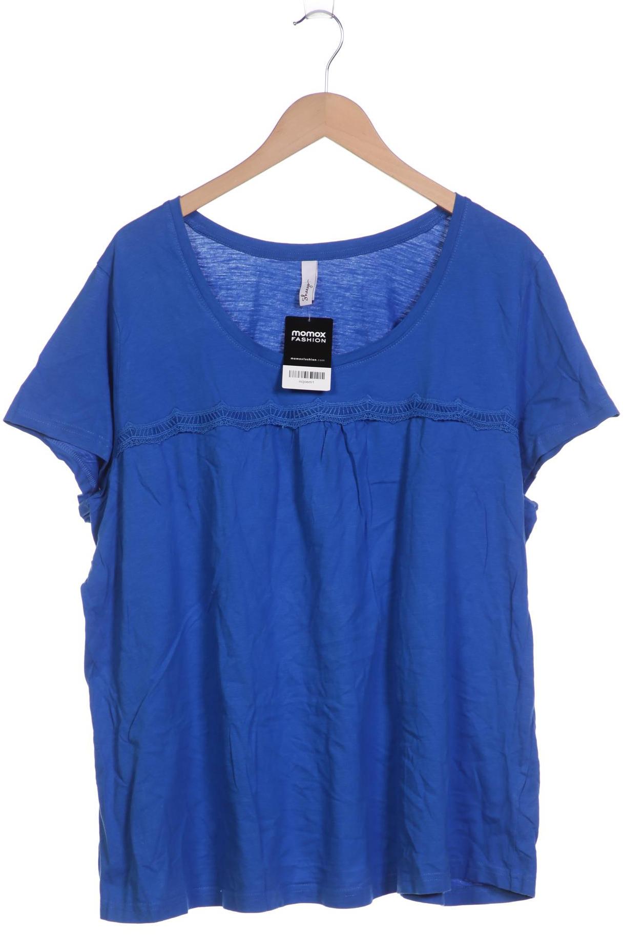 

sheego Damen T-Shirt, blau