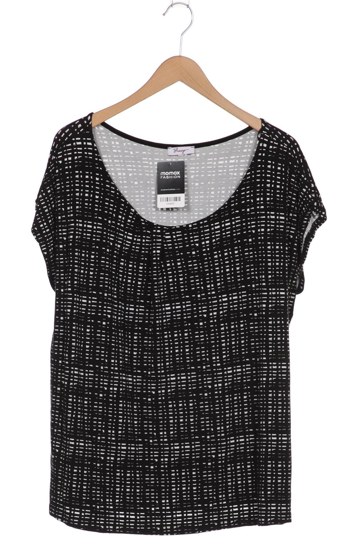 

sheego Damen T-Shirt, schwarz