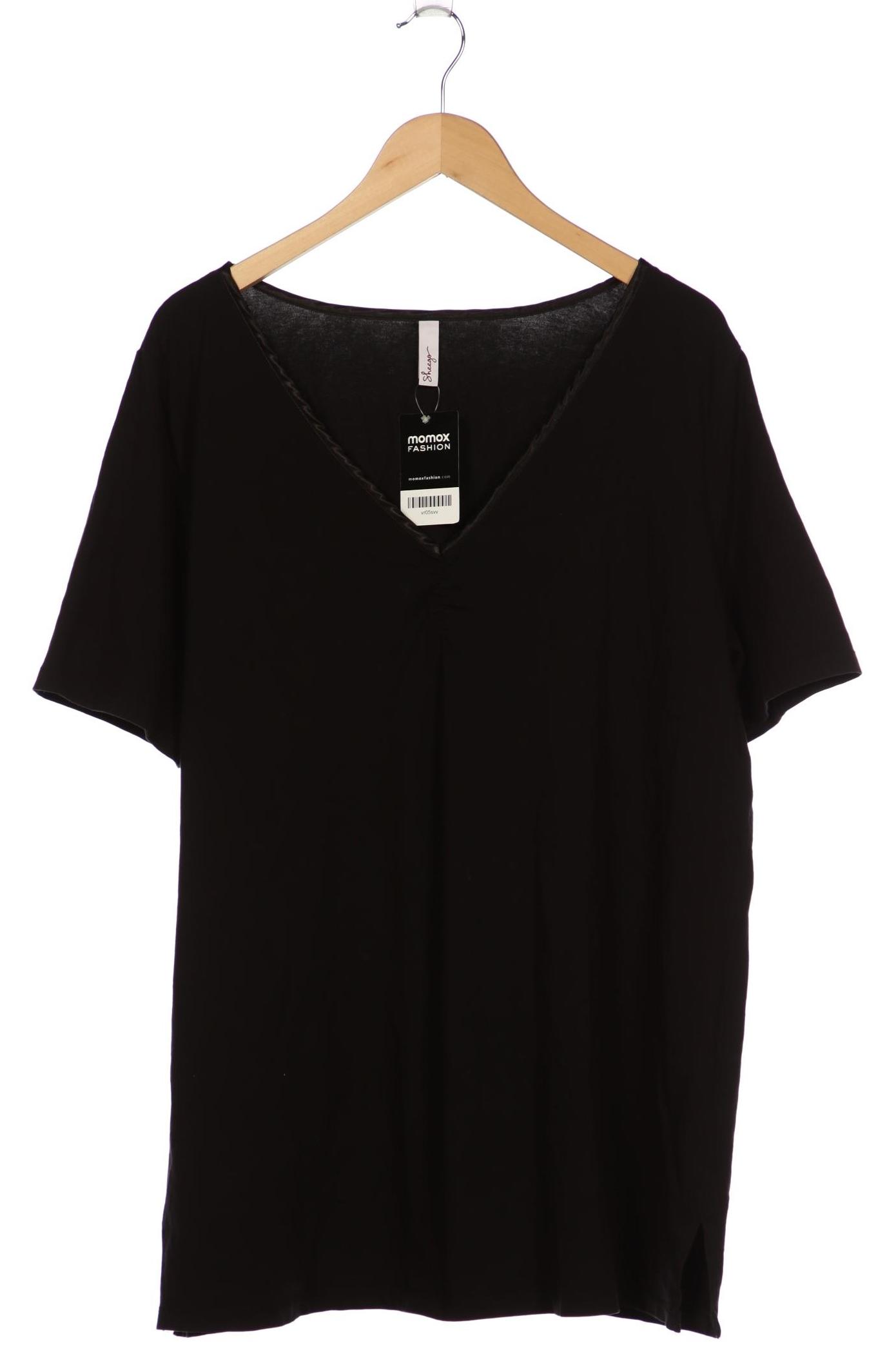 

sheego Damen T-Shirt, schwarz, Gr. 48