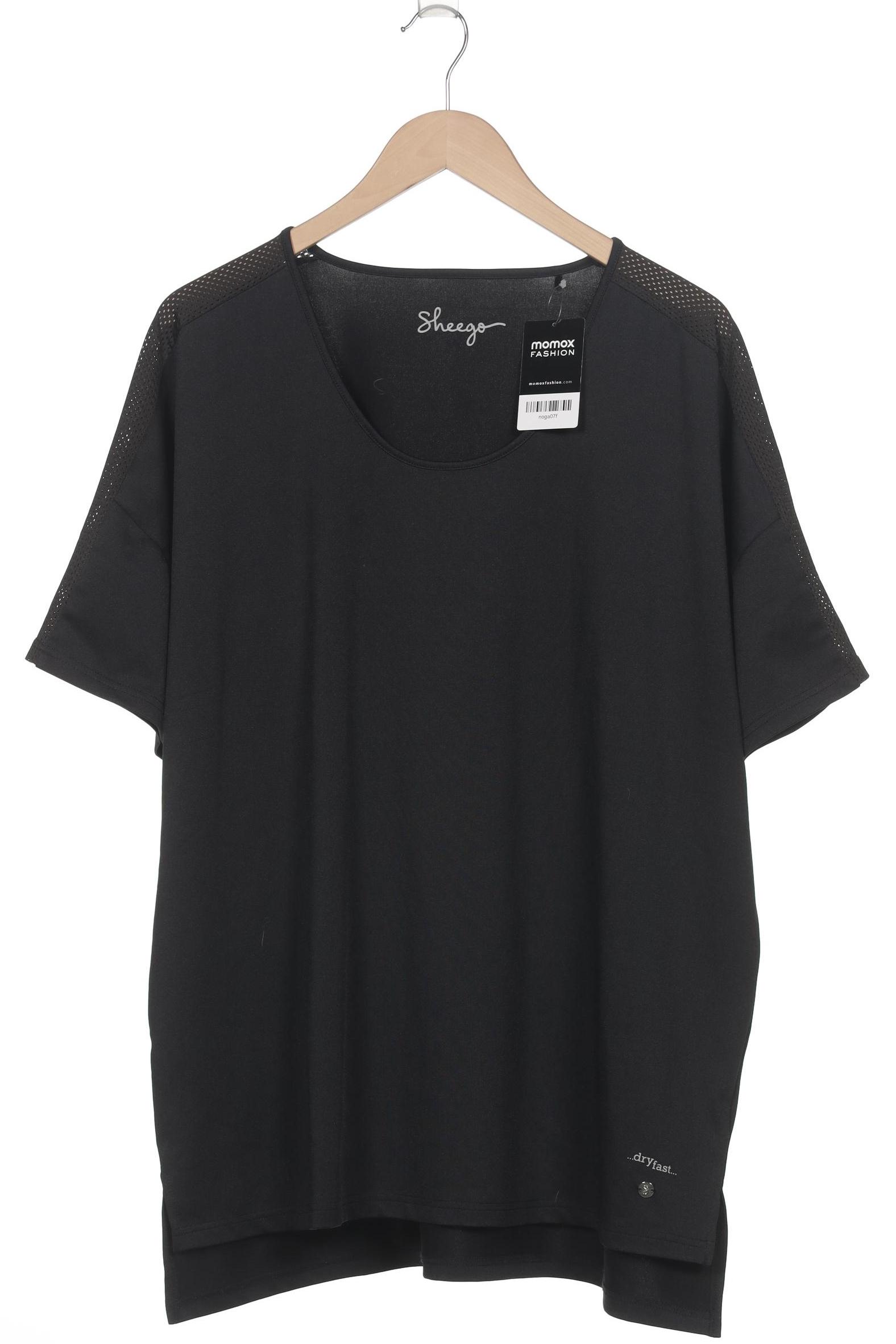 

sheego Damen T-Shirt, schwarz, Gr. 48