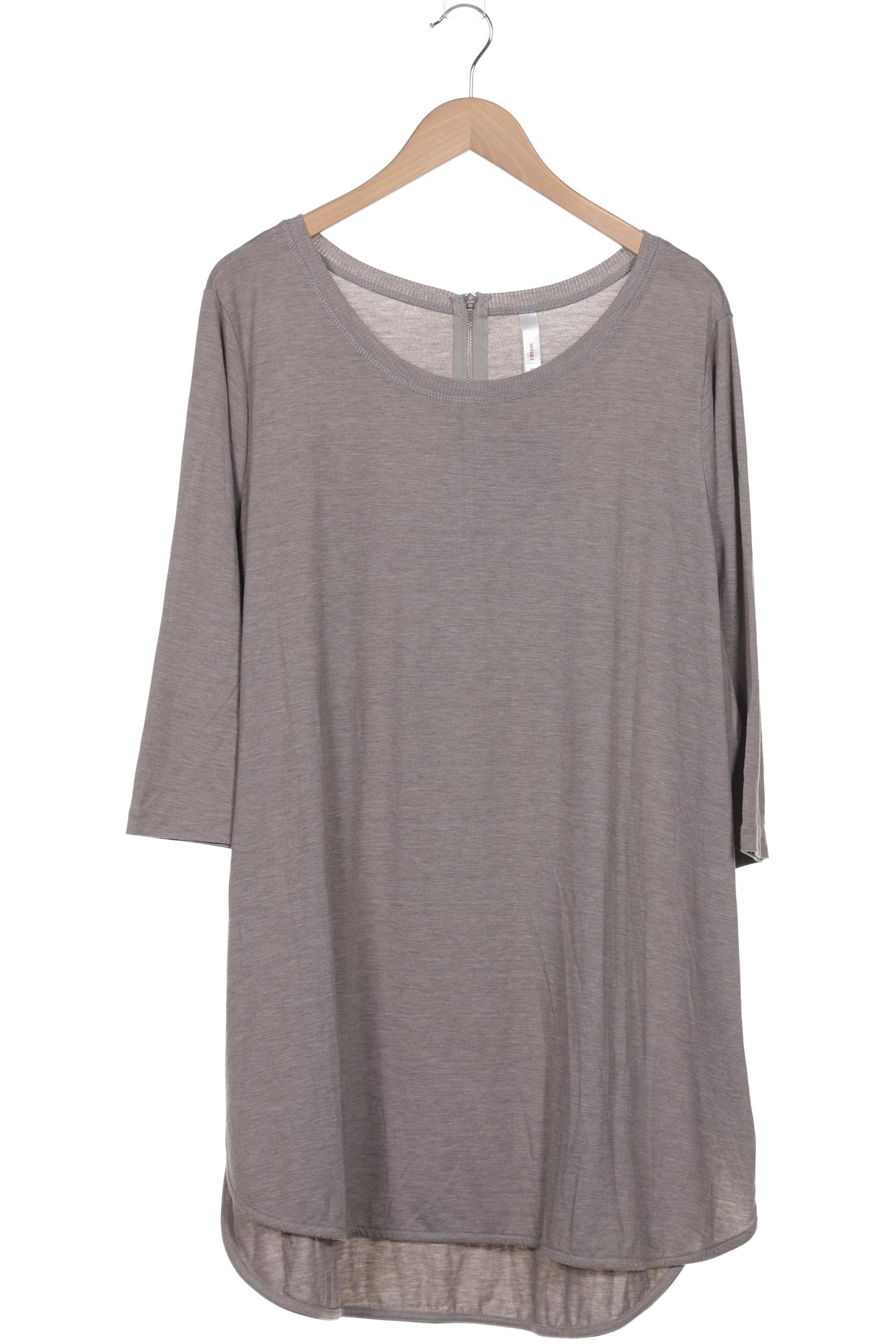 

sheego Damen T-Shirt, grau, Gr. 48