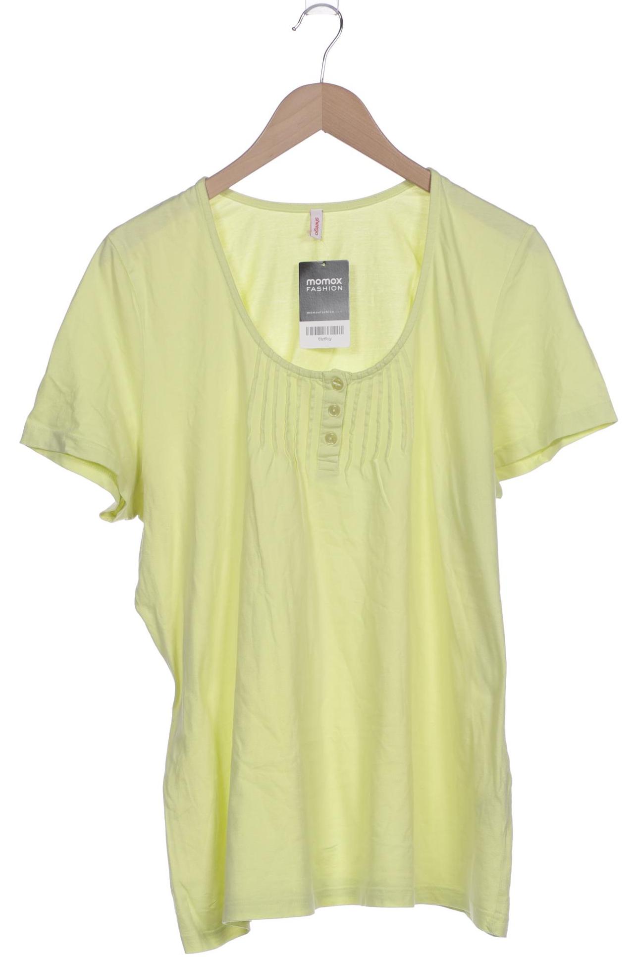 

sheego Damen T-Shirt, gelb, Gr. 44