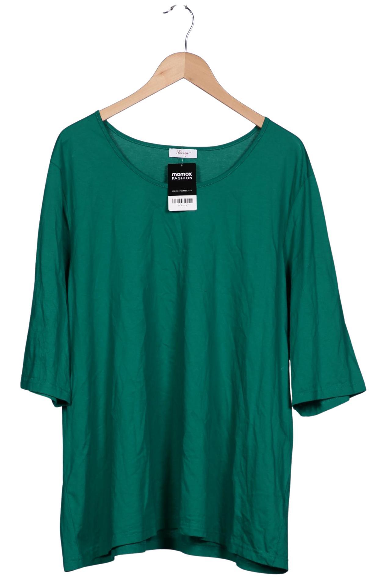 

sheego Damen T-Shirt, grün, Gr. 52
