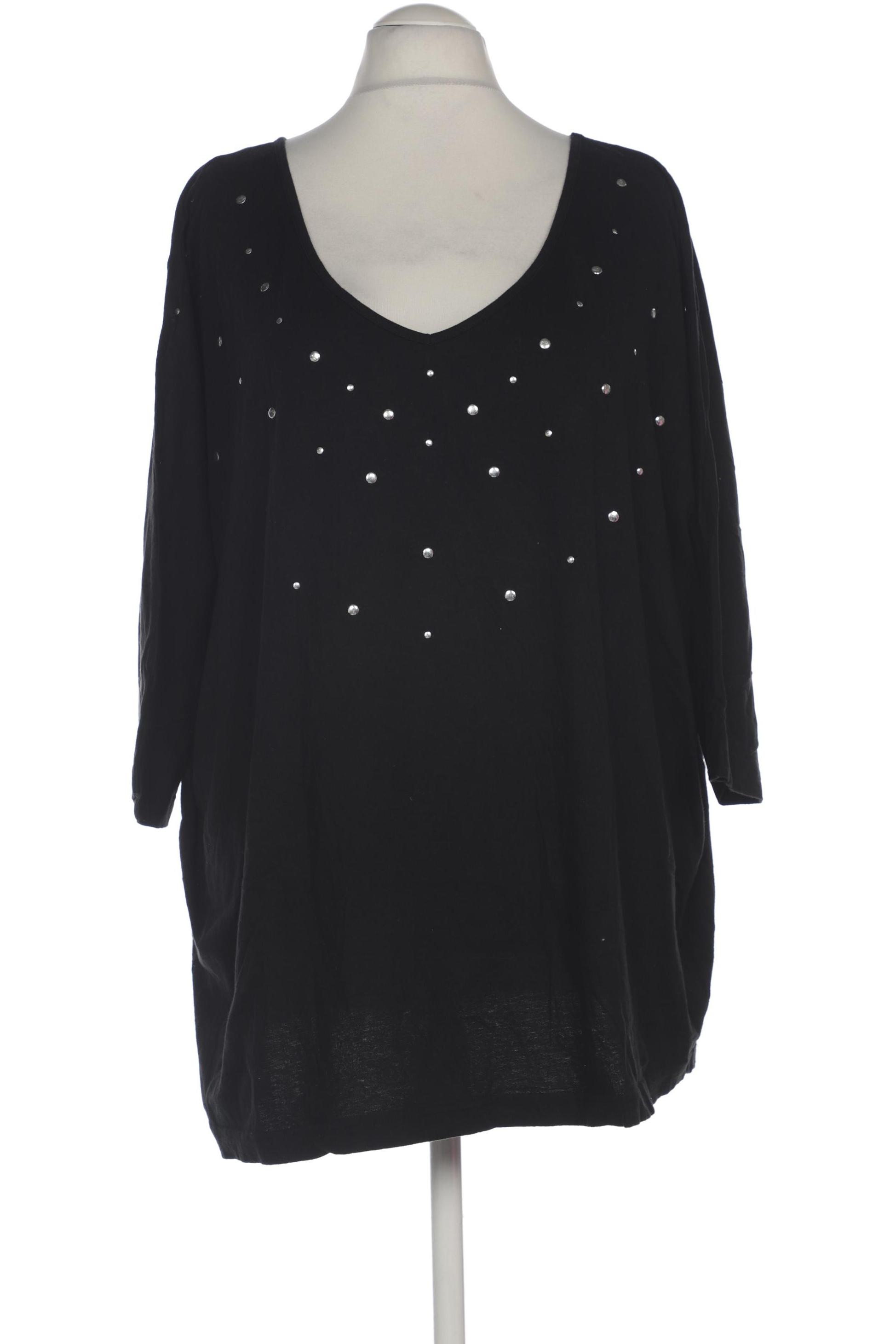 

sheego Damen T-Shirt, schwarz, Gr. 56