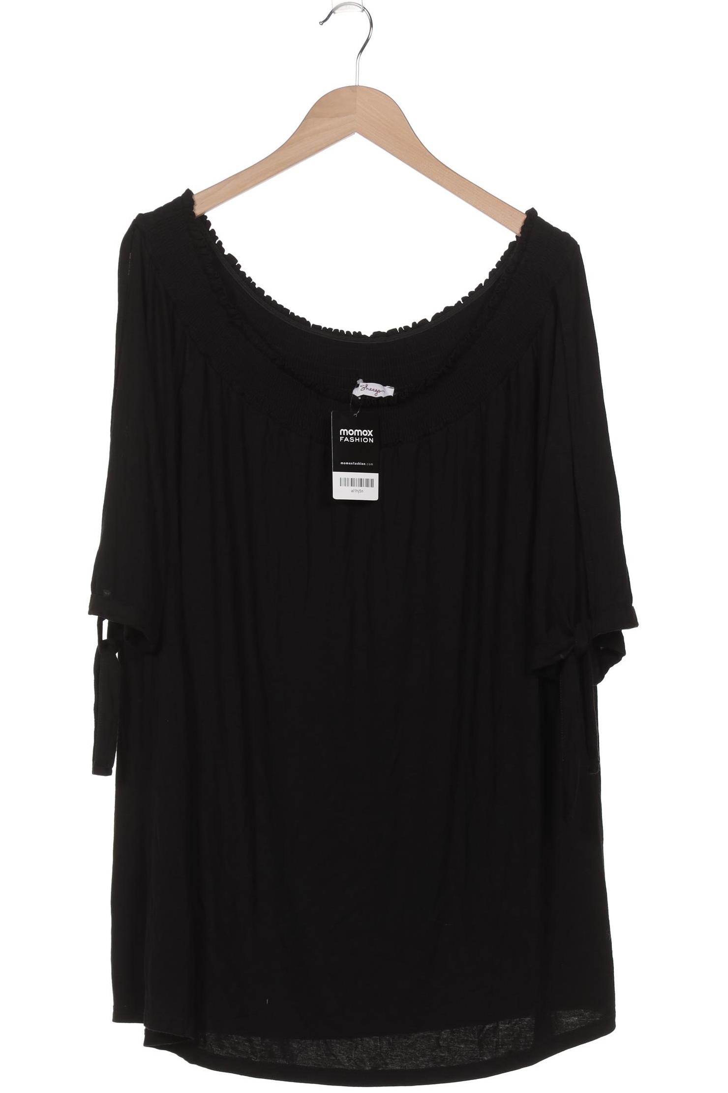 

sheego Damen T-Shirt, schwarz, Gr. 52