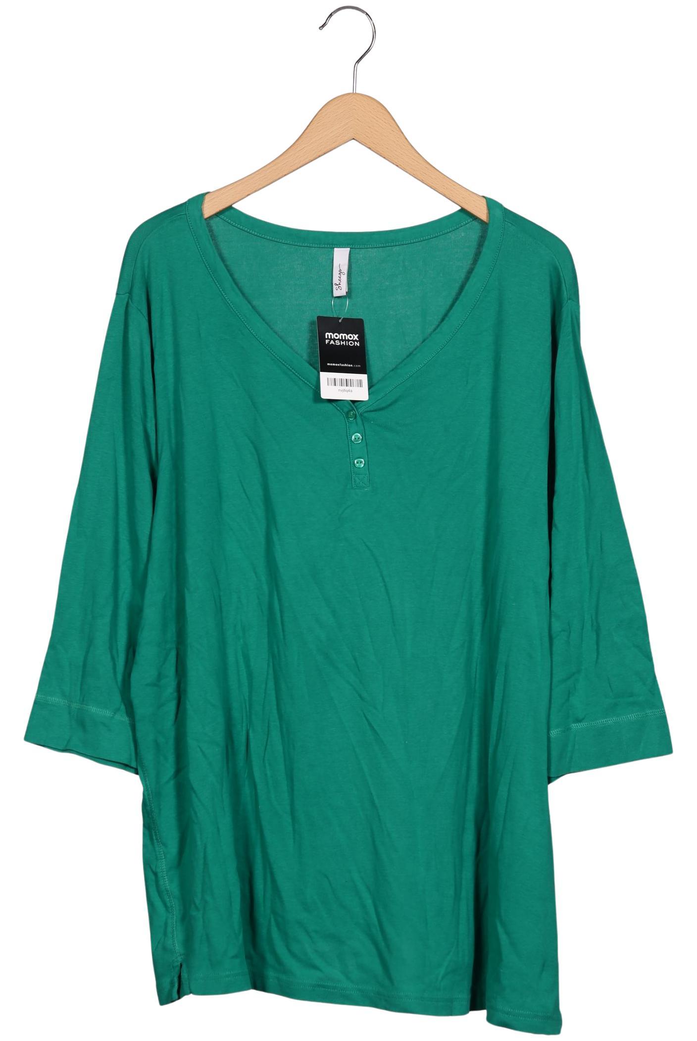 

sheego Damen T-Shirt, grün, Gr. 52