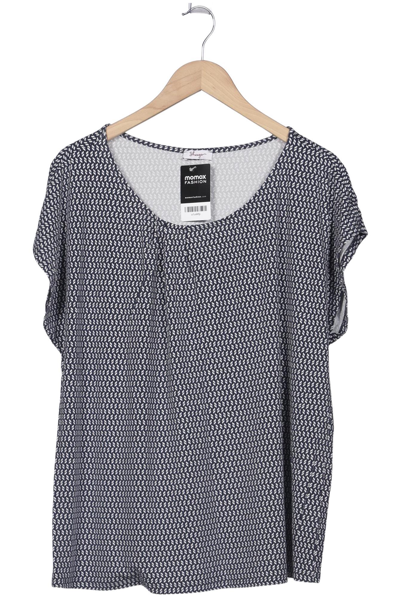 

sheego Damen T-Shirt, marineblau, Gr. 48