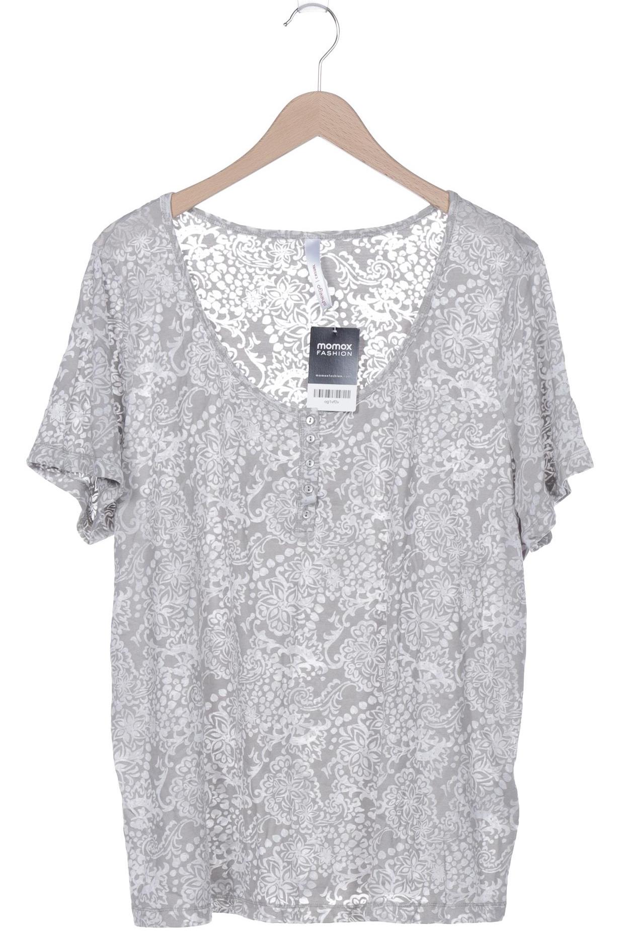 

sheego Damen T-Shirt, grau, Gr. 48