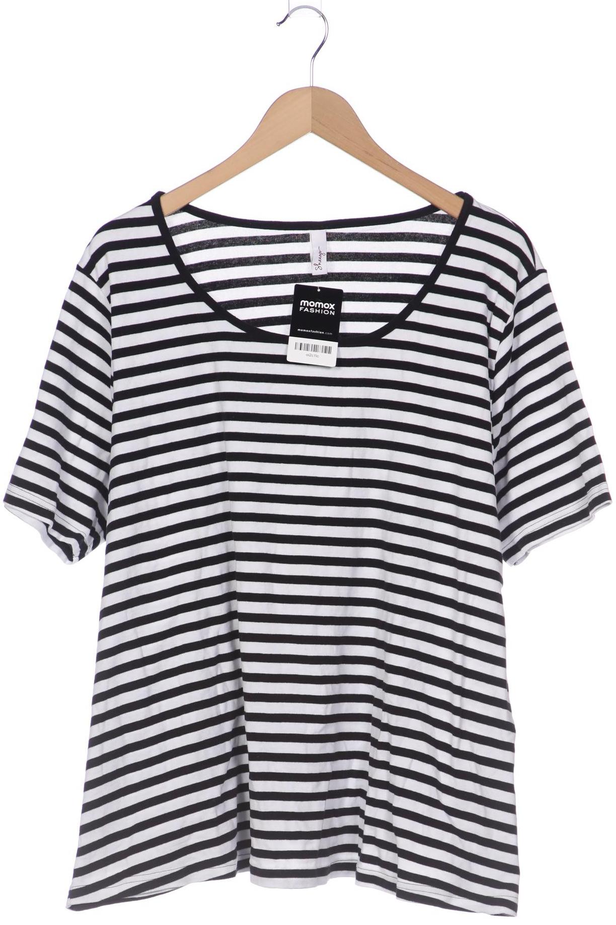 

sheego Damen T-Shirt, weiß, Gr. 52