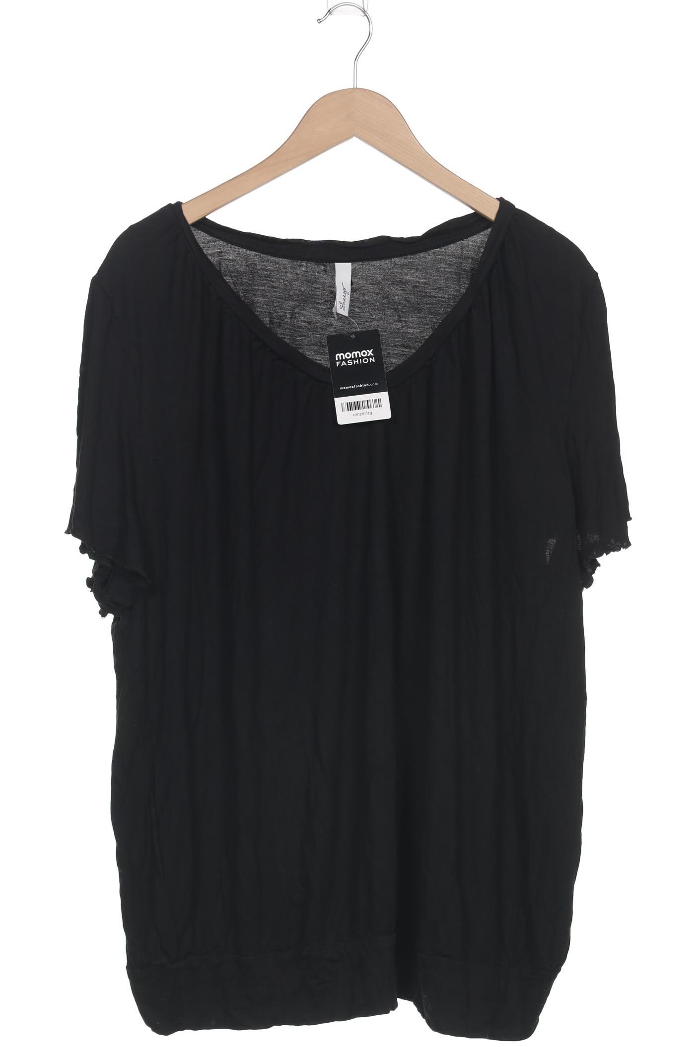 

sheego Damen T-Shirt, schwarz, Gr. 52