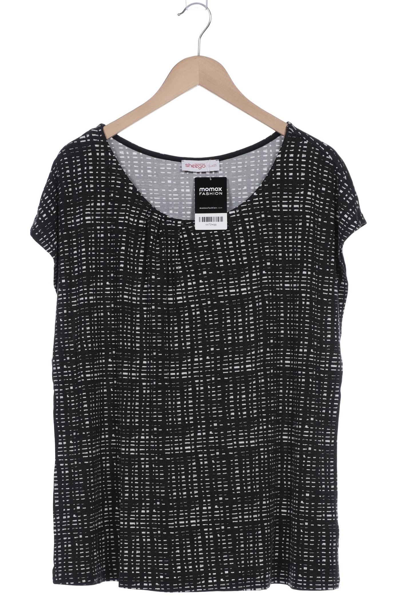 

sheego Damen T-Shirt, schwarz, Gr. 48