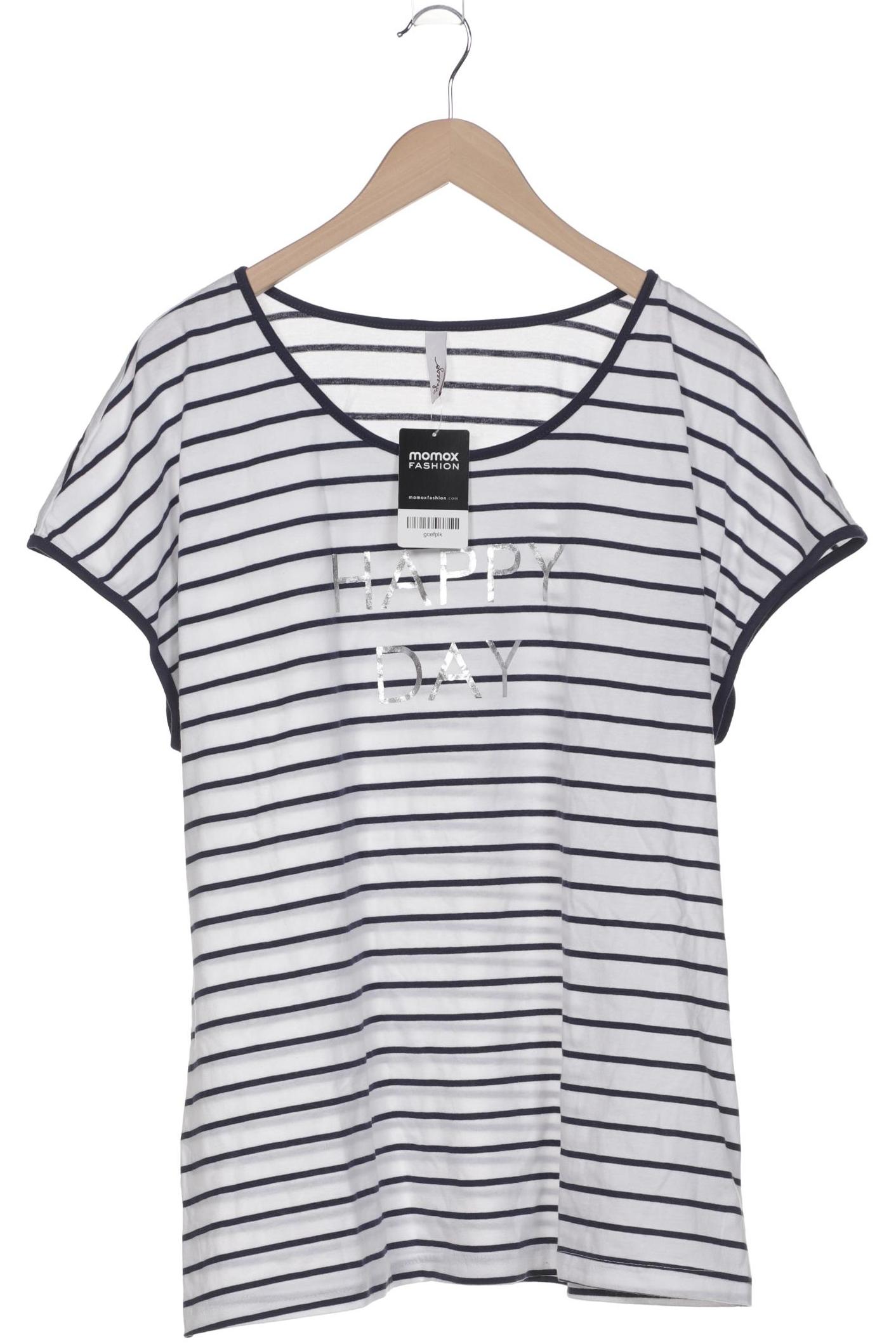 

sheego Damen T-Shirt, weiß, Gr. 44