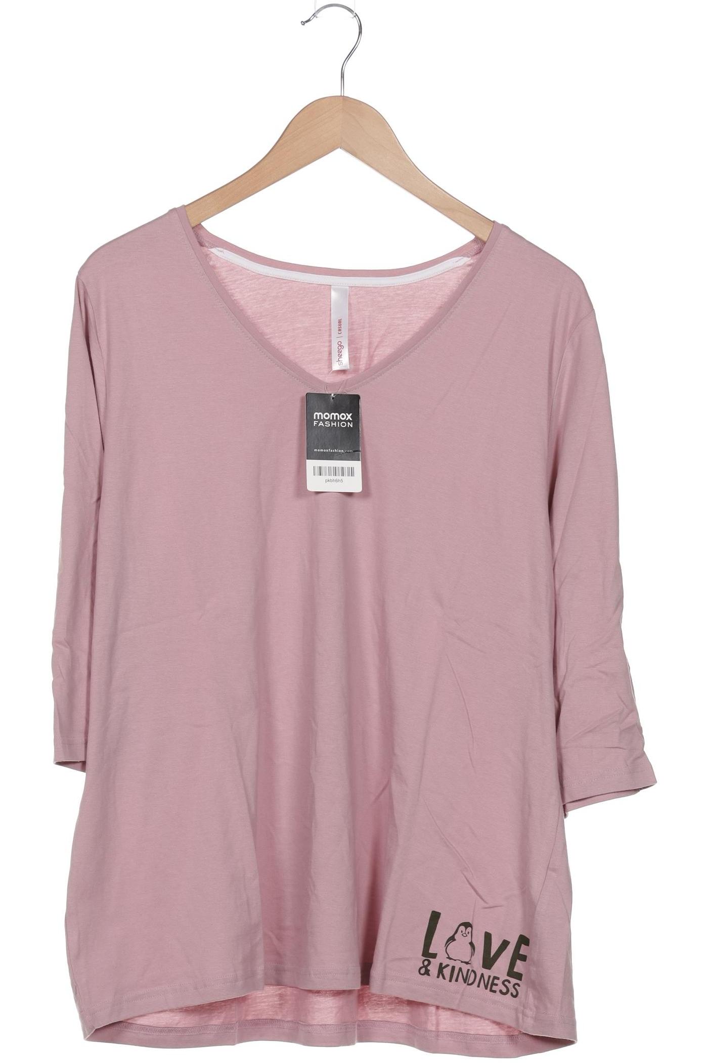 

sheego Damen T-Shirt, pink, Gr. 48