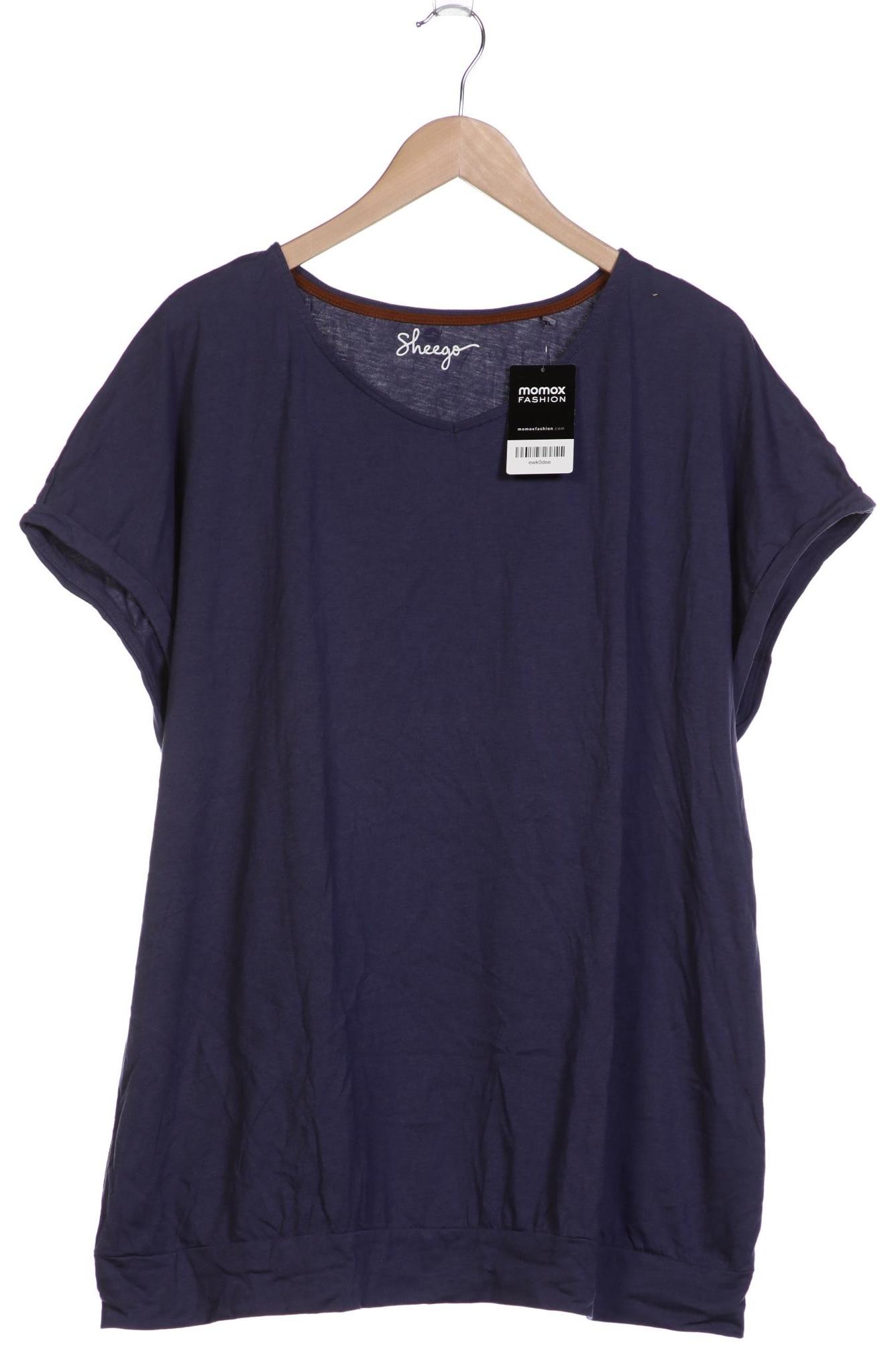 

sheego Damen T-Shirt, marineblau, Gr. 52