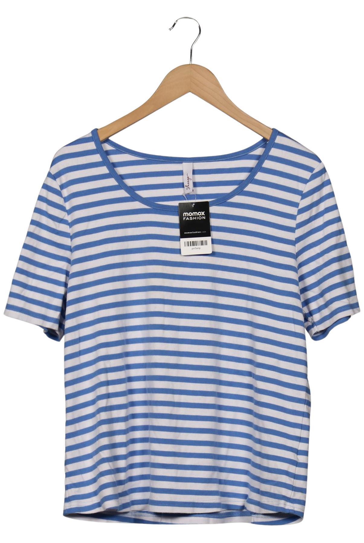 

sheego Damen T-Shirt, blau, Gr. 44