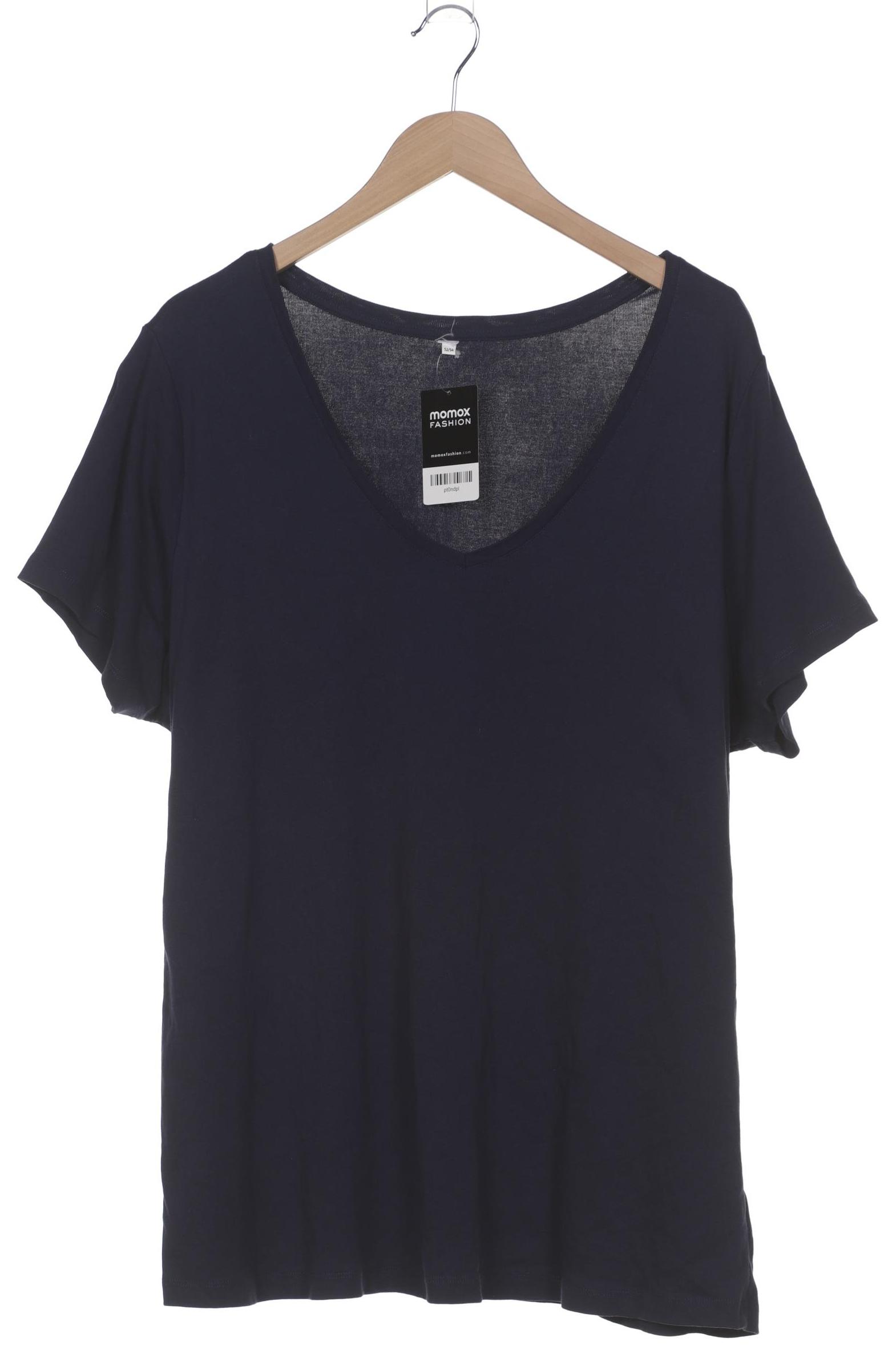 

sheego Damen T-Shirt, marineblau, Gr. 52