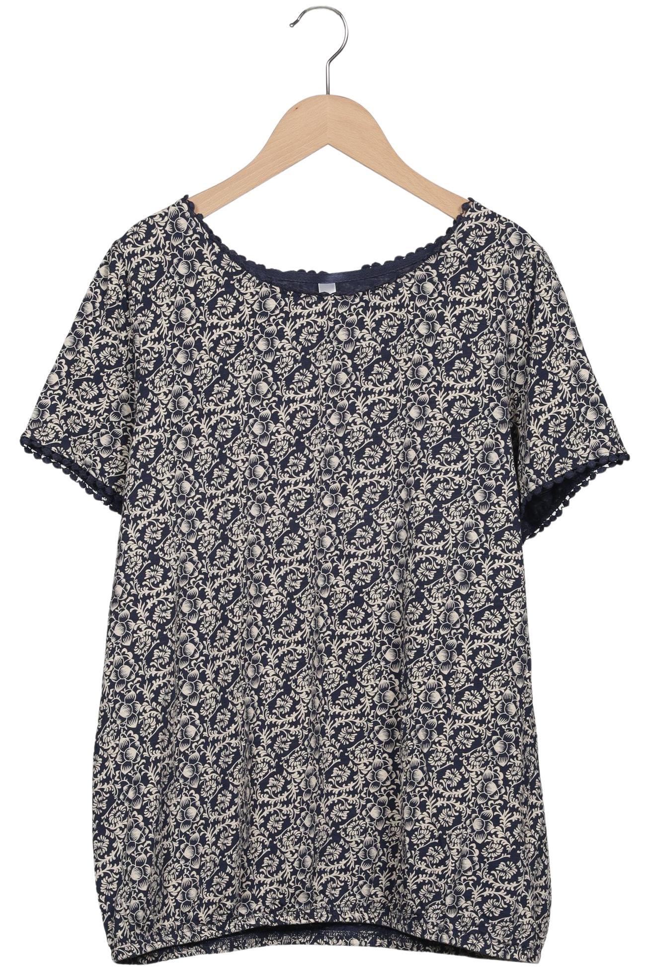 

sheego Damen T-Shirt, marineblau, Gr. 40