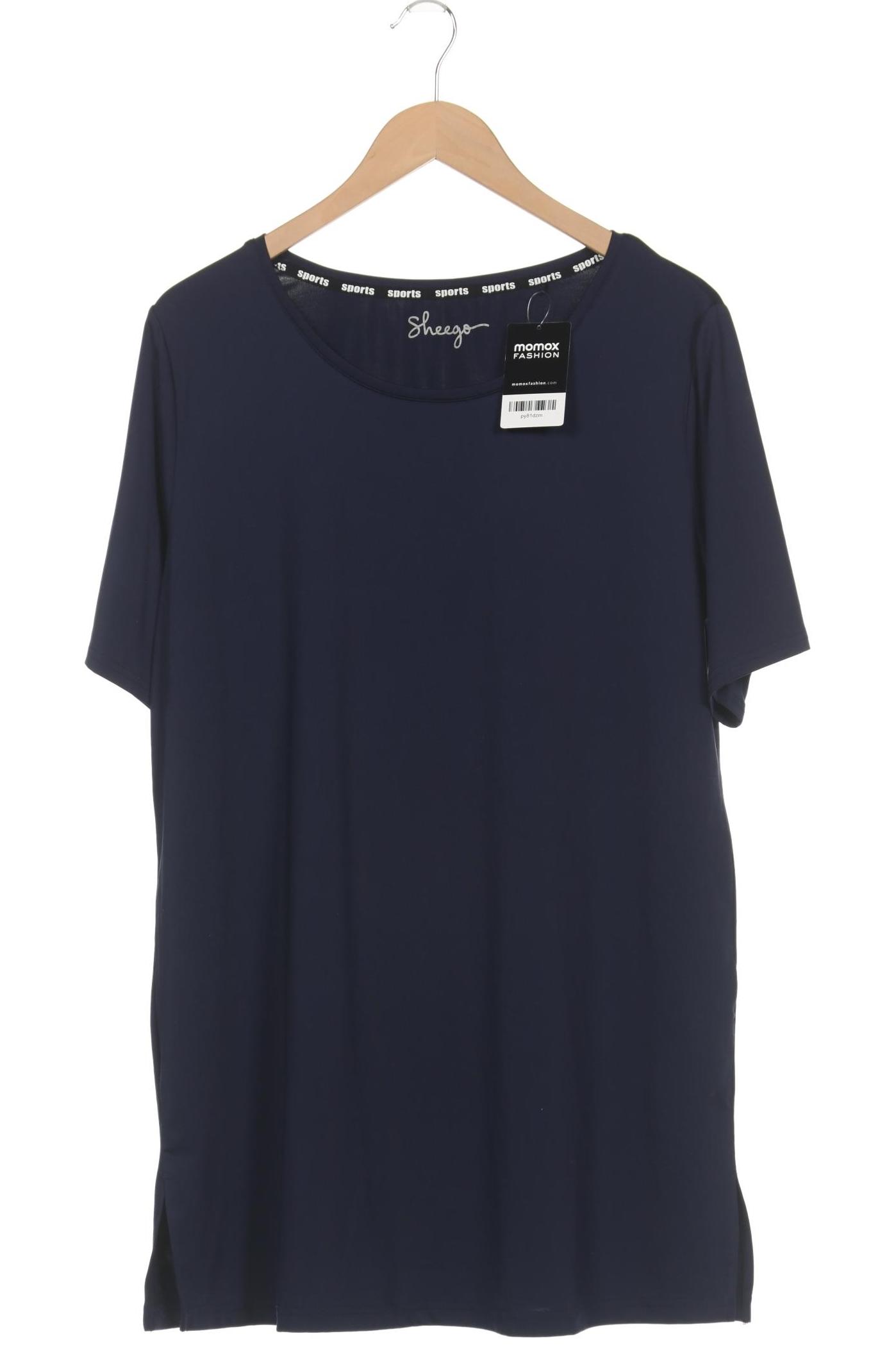 

sheego Damen T-Shirt, marineblau, Gr. 44