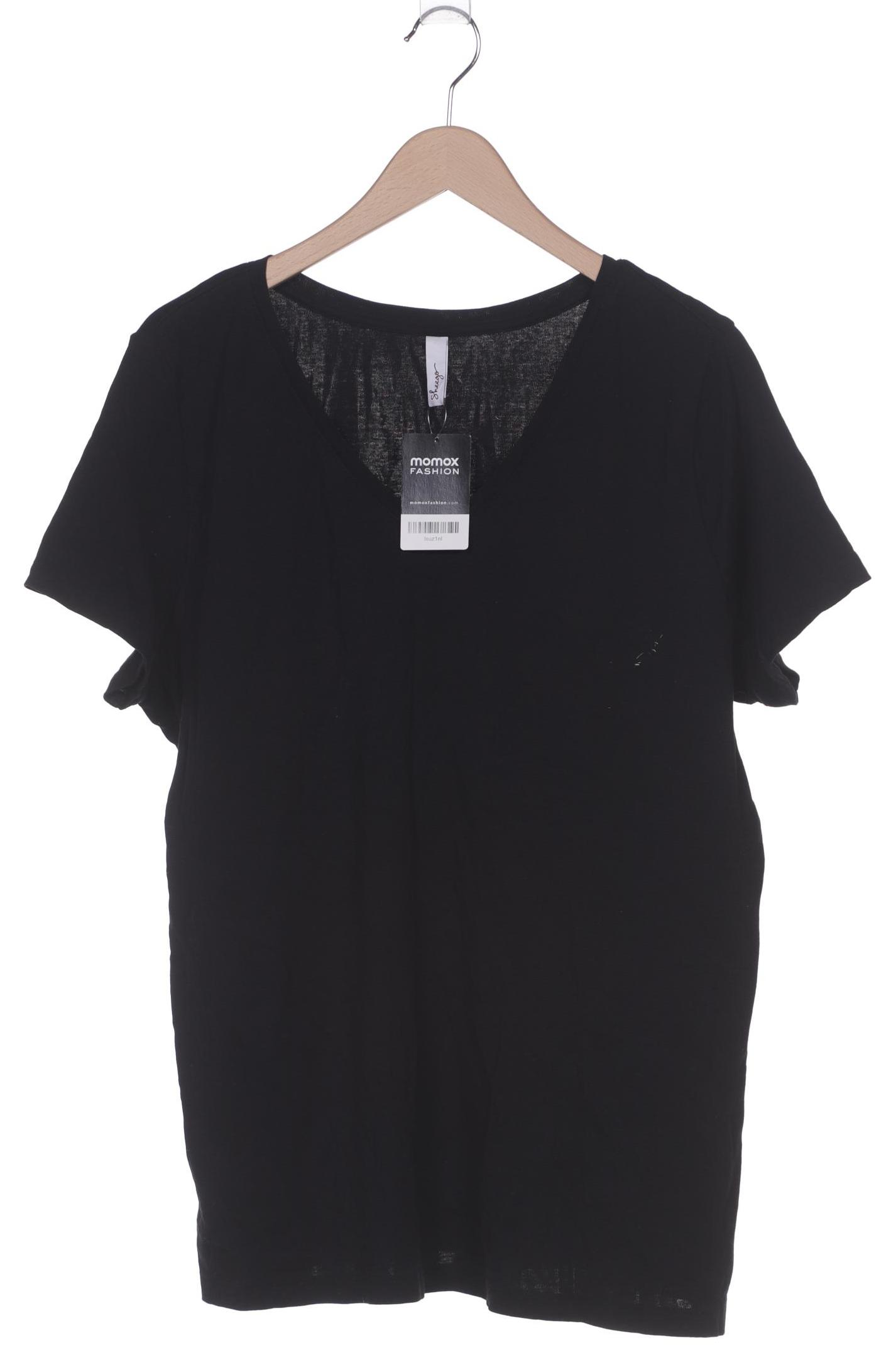 

sheego Damen T-Shirt, schwarz, Gr. 48