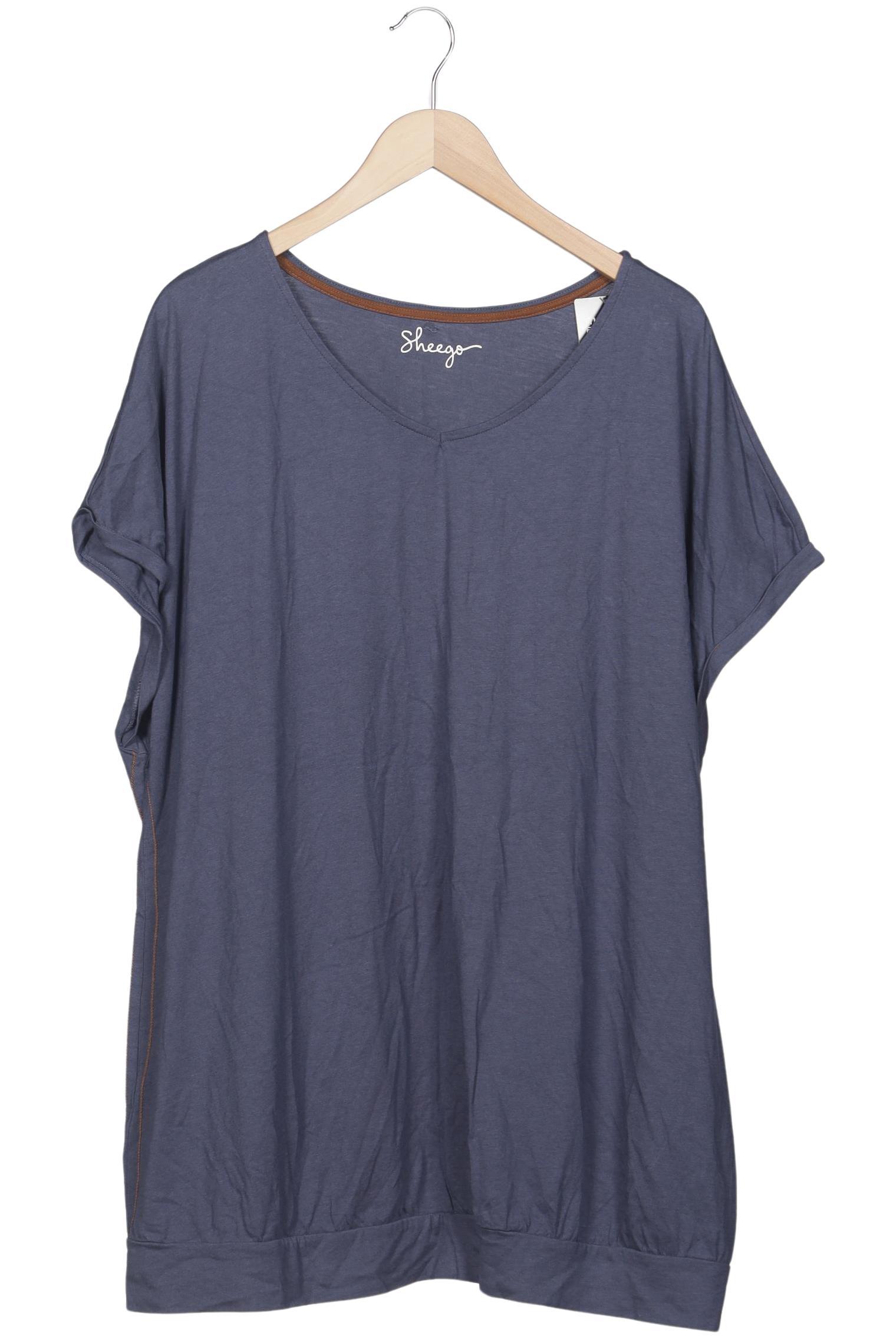 

sheego Damen T-Shirt, blau, Gr. 52