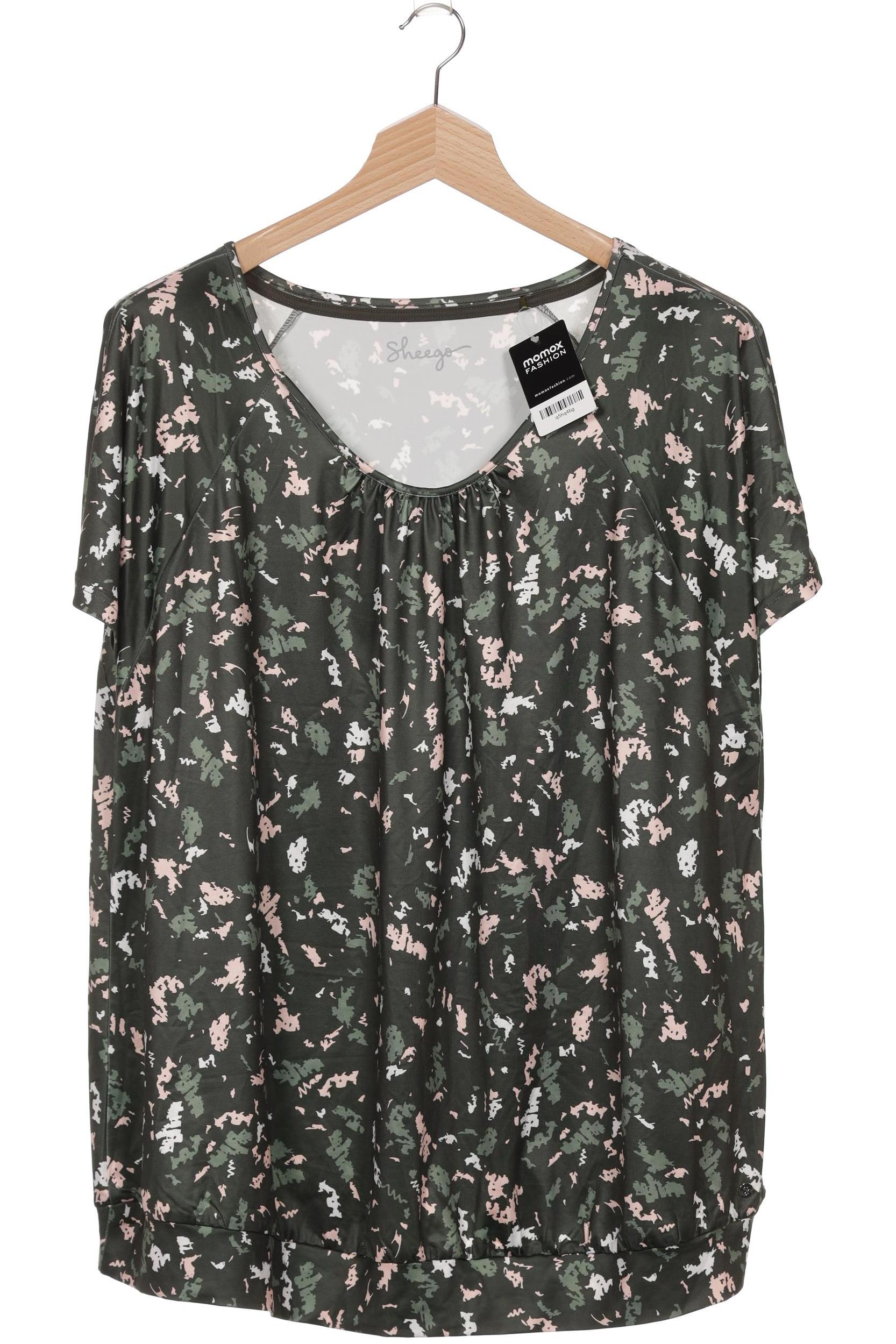 

sheego Damen T-Shirt, grün, Gr. 52