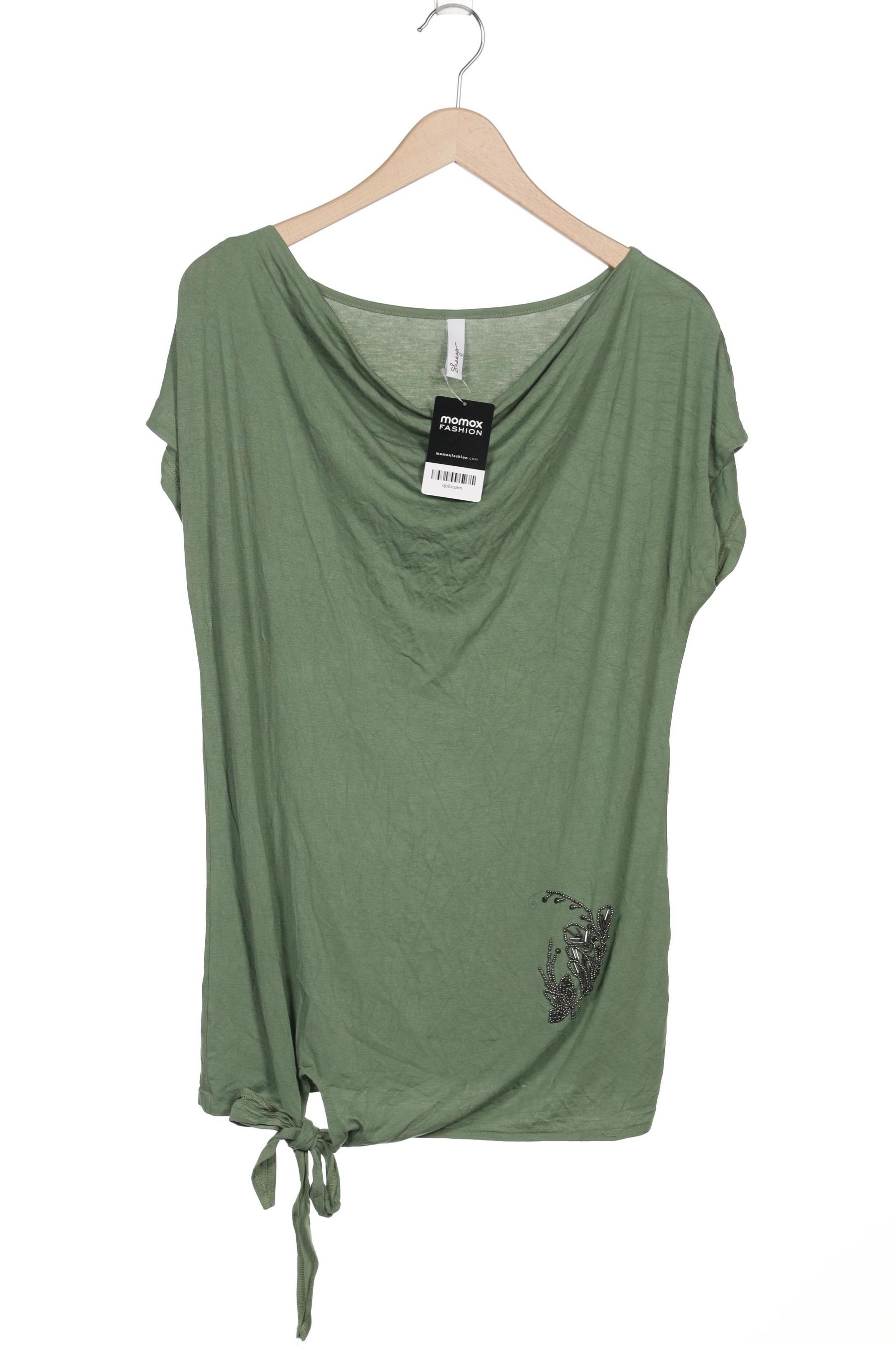

sheego Damen T-Shirt, grün, Gr. 44